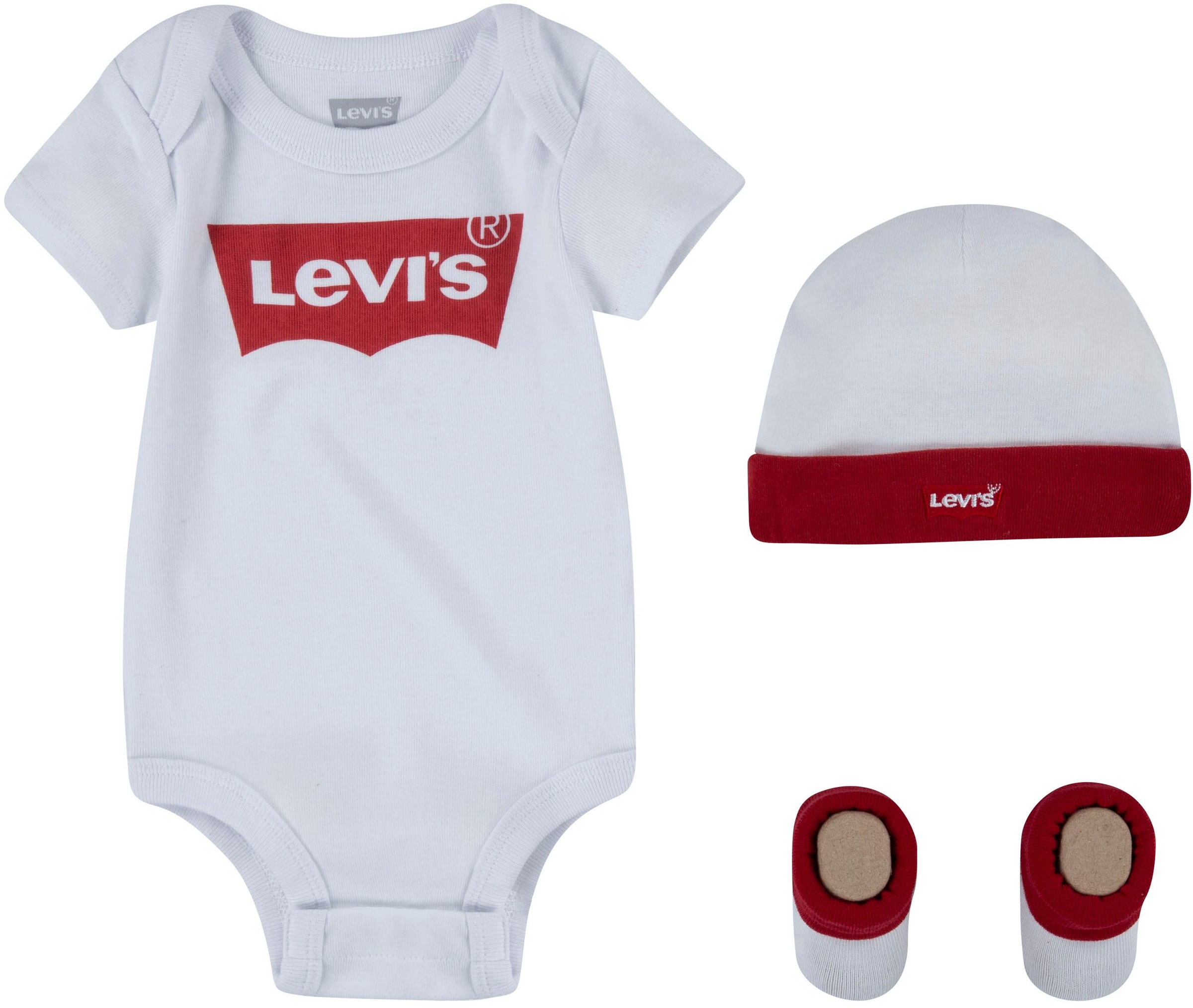 Levi's Kids Boys Cotton 3-piece Outfit With Logo Print