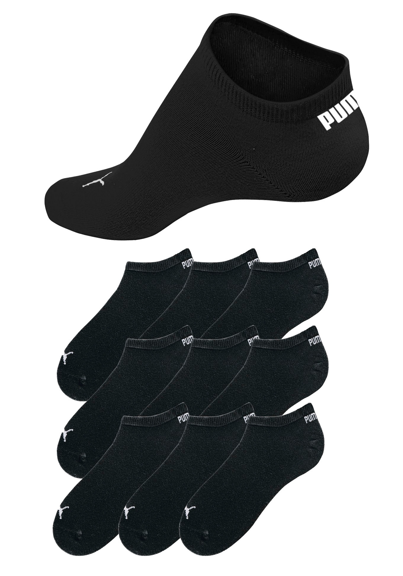 PUMA Sneakersocken, (9 Paar), in der klassischen Form