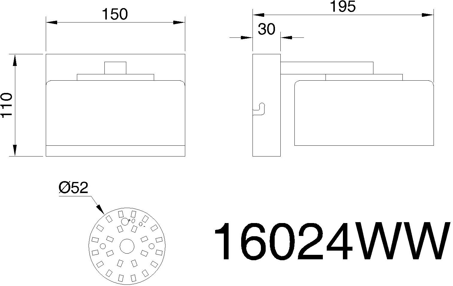 GLOBO LIGHTING LED Wandleuchte »BELINDA«, Leuchtmittel LED-Modul | LED fest integriert, Wandlampe/Glas opal/4000K/Flur/weiß
