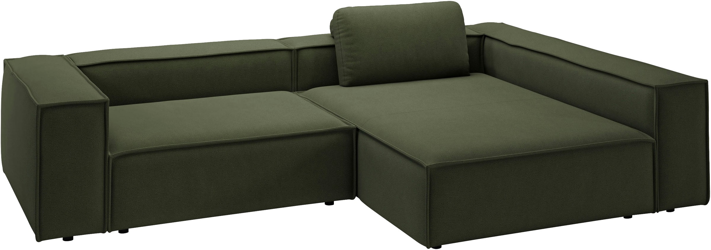 Places of Style Ecksofa »Watertown, moderne XXL L-Form, 306 cm breit«, Komfortabel mit tiefer Sitzfläche – ideal für große Wohnräume