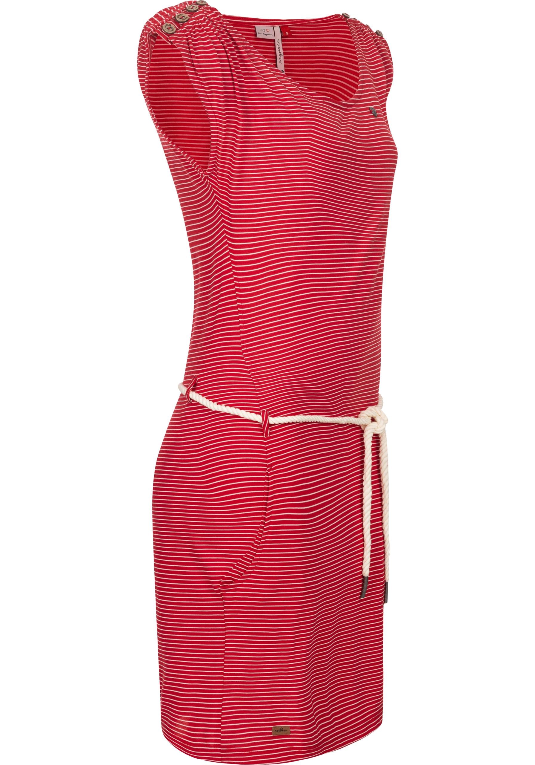 Ragwear Shirtkleid »Chego Stripes Intl.«, bestellen stylisches BAUR Streifen-Muster mit für Sommerkleid 