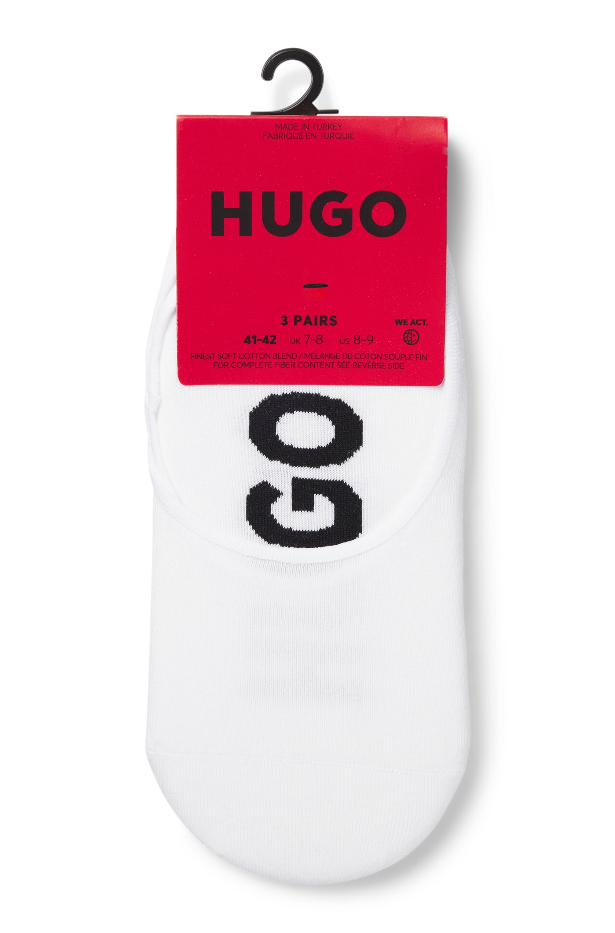 HUGO Underwear Füßlinge "3P SL LOGO CC" 3 Paar tlg. günstig online kaufen