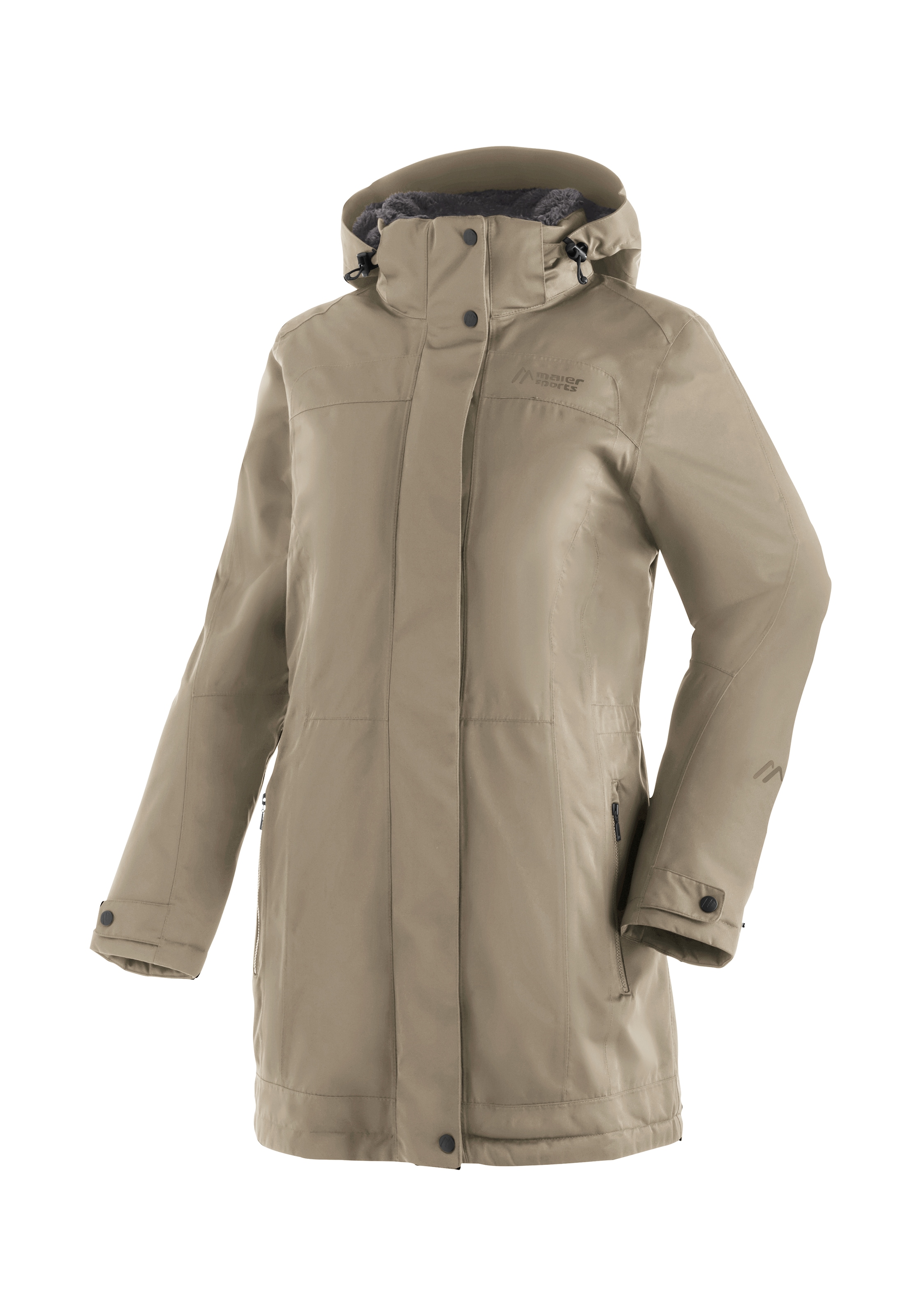 Maier Sports Funktionsjacke "Lisa 2.1", Damen Mantel, atmungsaktiver Wintermantel, 2 RV-Taschen, Regular Fit