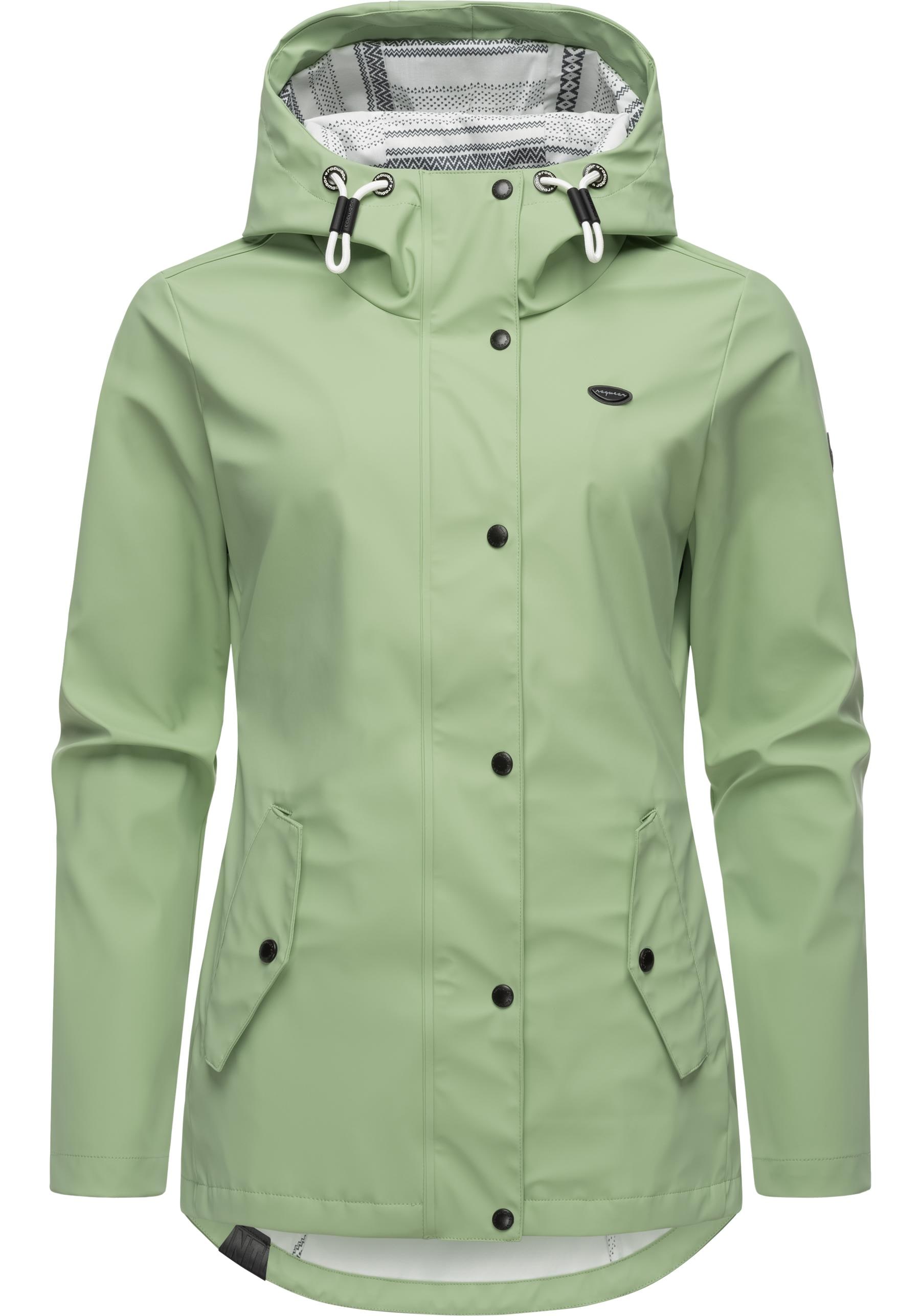 Ragwear Regenjacke »YM-Marge«, mit Kapuze, stylische Übergangsjacke mit großer Kapuze