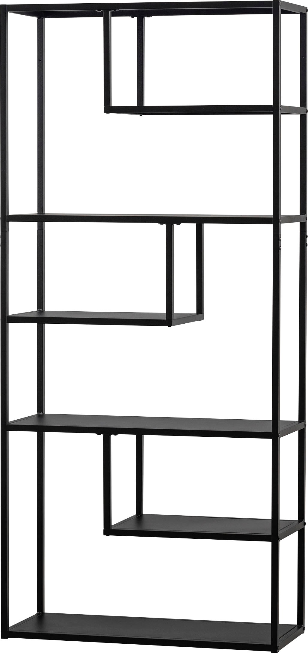 WOOOD Bücherregal "Teun", aus Metall, viel Platz, H 188 cm x B 85 cm günstig online kaufen