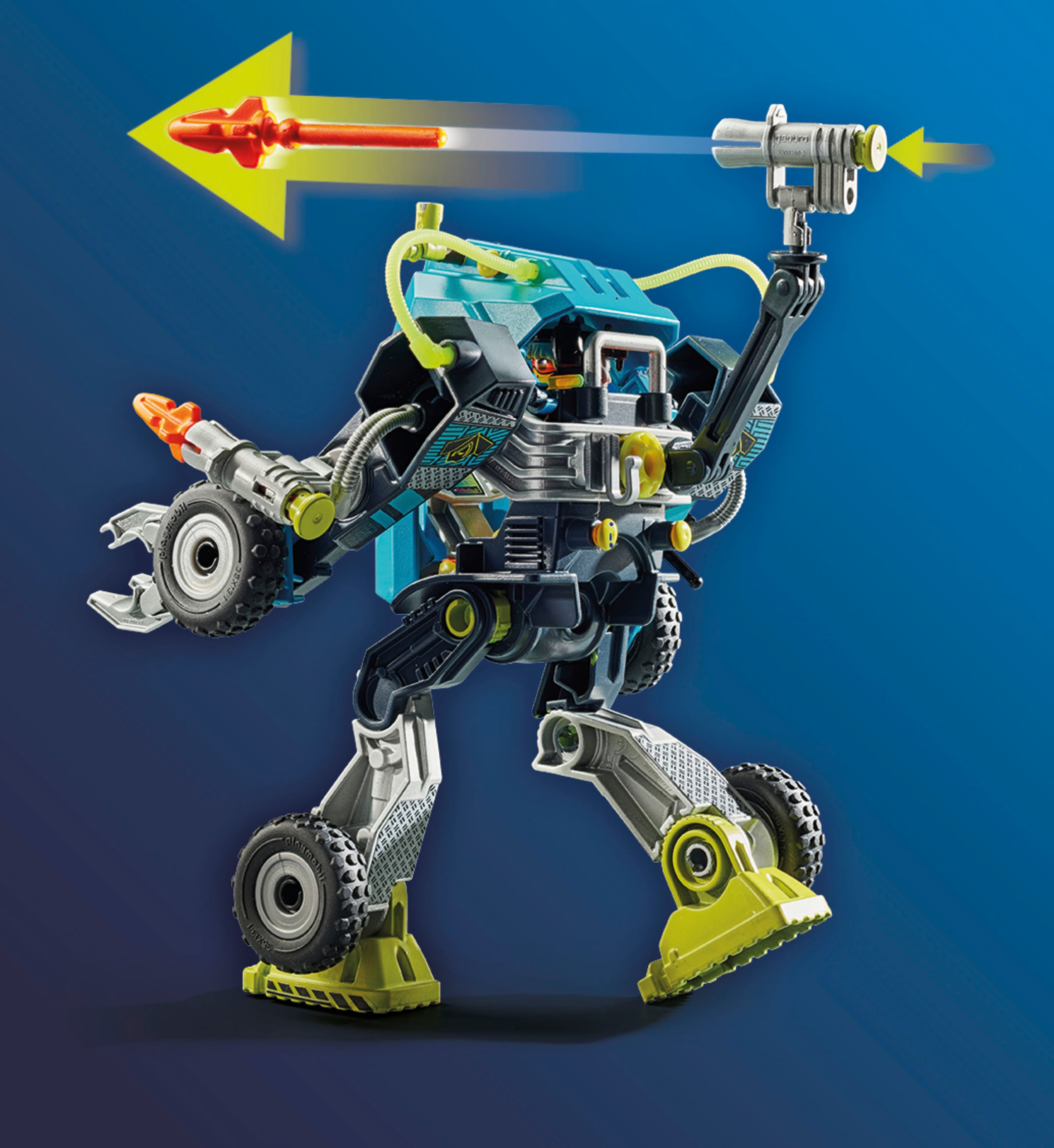 Playmobil® Konstruktions-Spielset »Roboter vs. Fluggleiter (71578), myLife«, (96 St.), Made in Europe