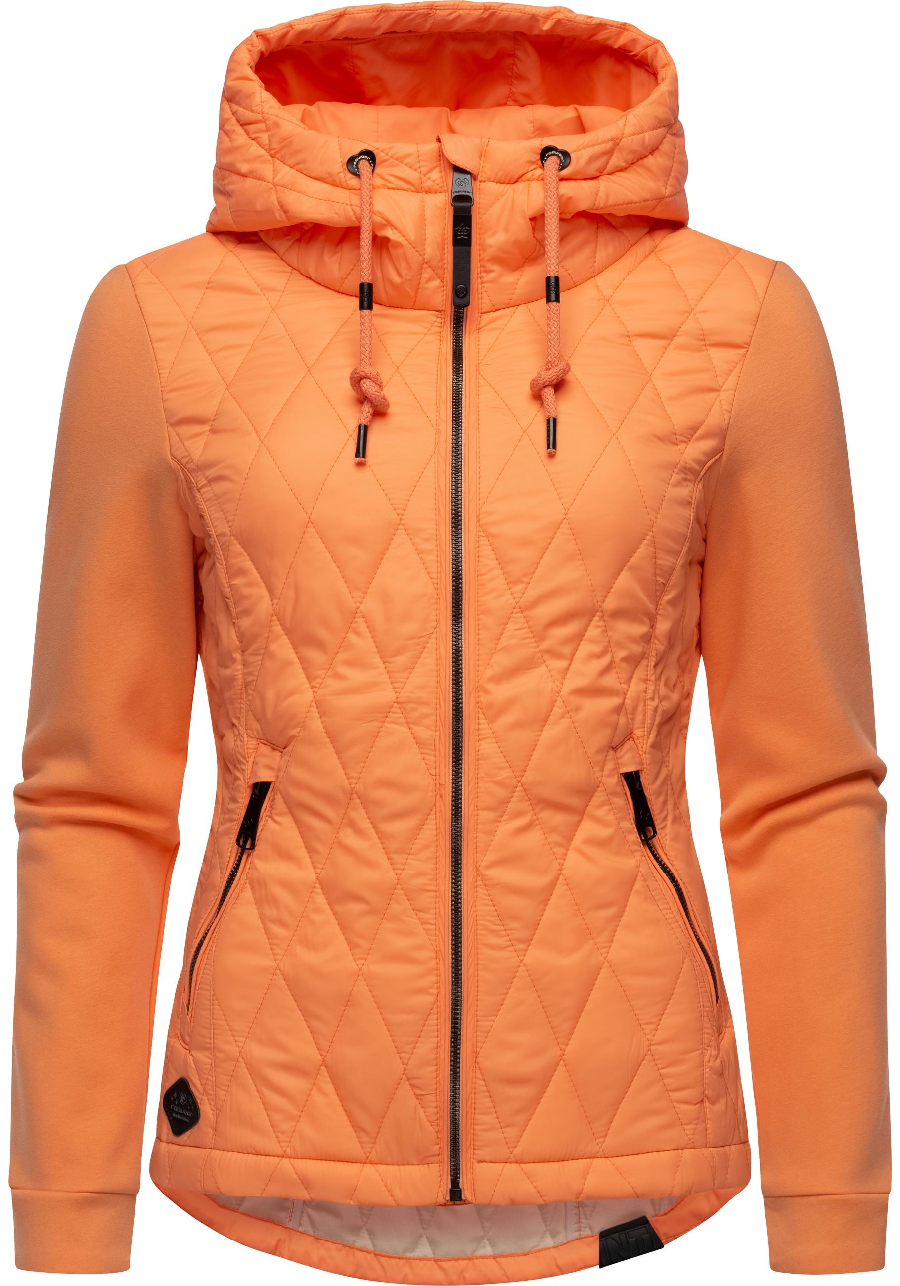 Ragwear Outdoorjacke "Lucinda", mit Kapuze, Steppjacke aus modernem Materialmix mit Kapuze