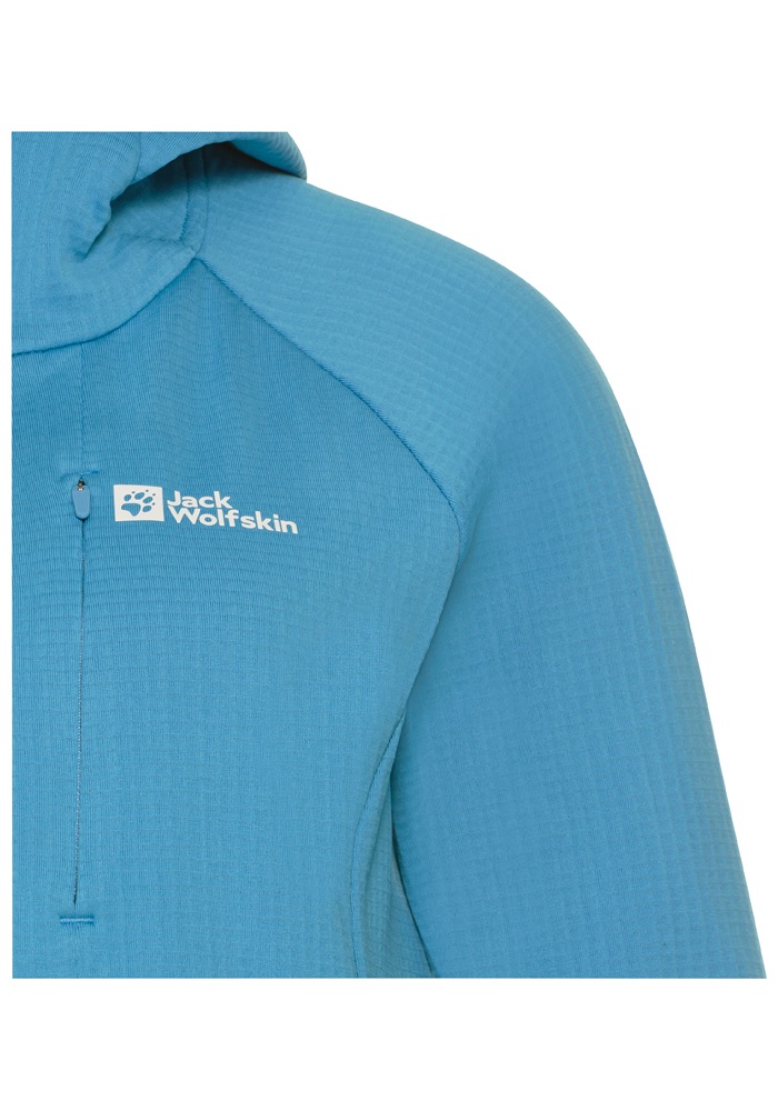 Jack Wolfskin Fleecejacke »KOLBENBERG HOODED FZ W«, mit Kapuze