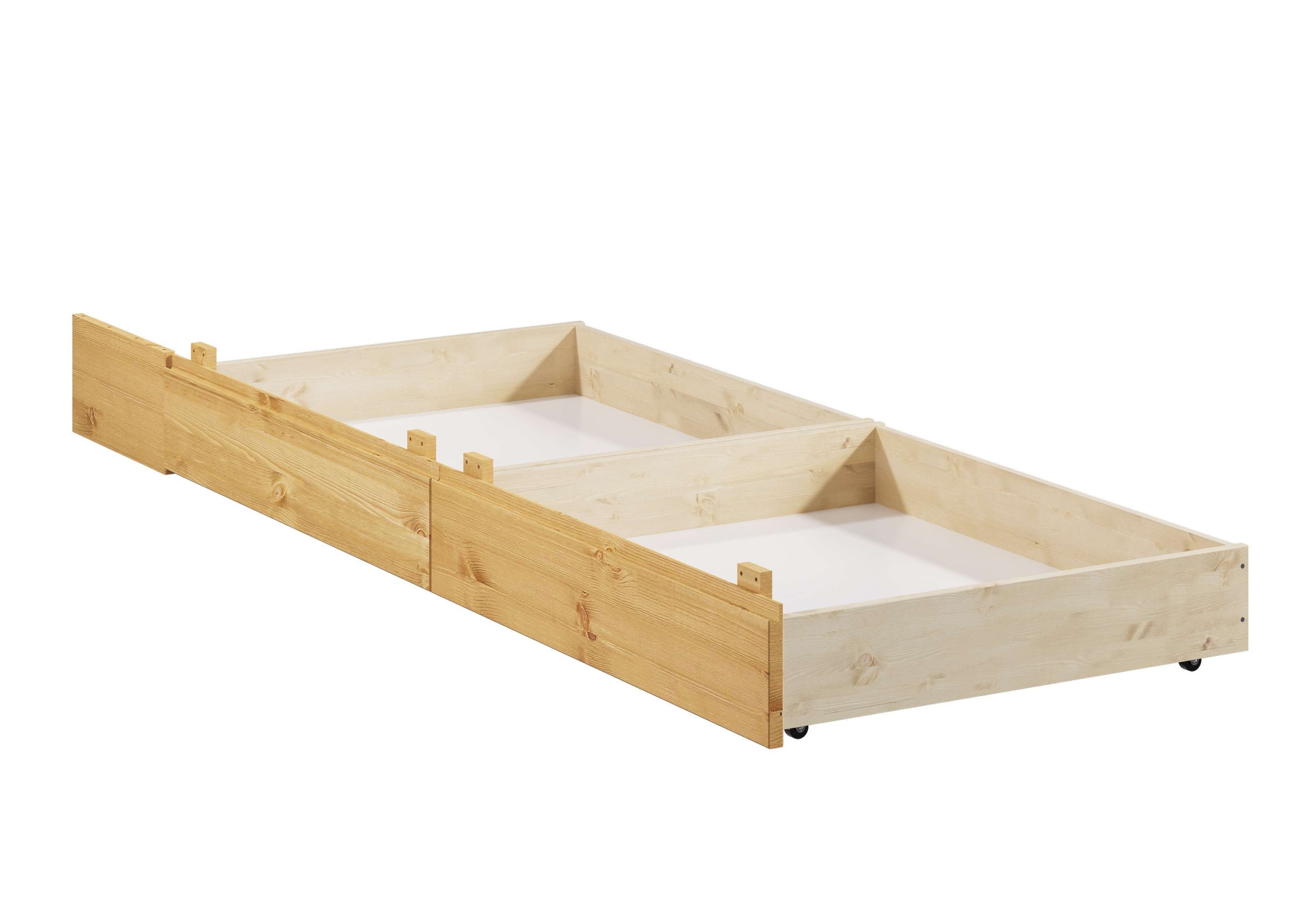 OTTO home Bettschubkasten "Luven" 2 Stk. tlg. aus massiver Kiefer, 2 Stück, günstig online kaufen