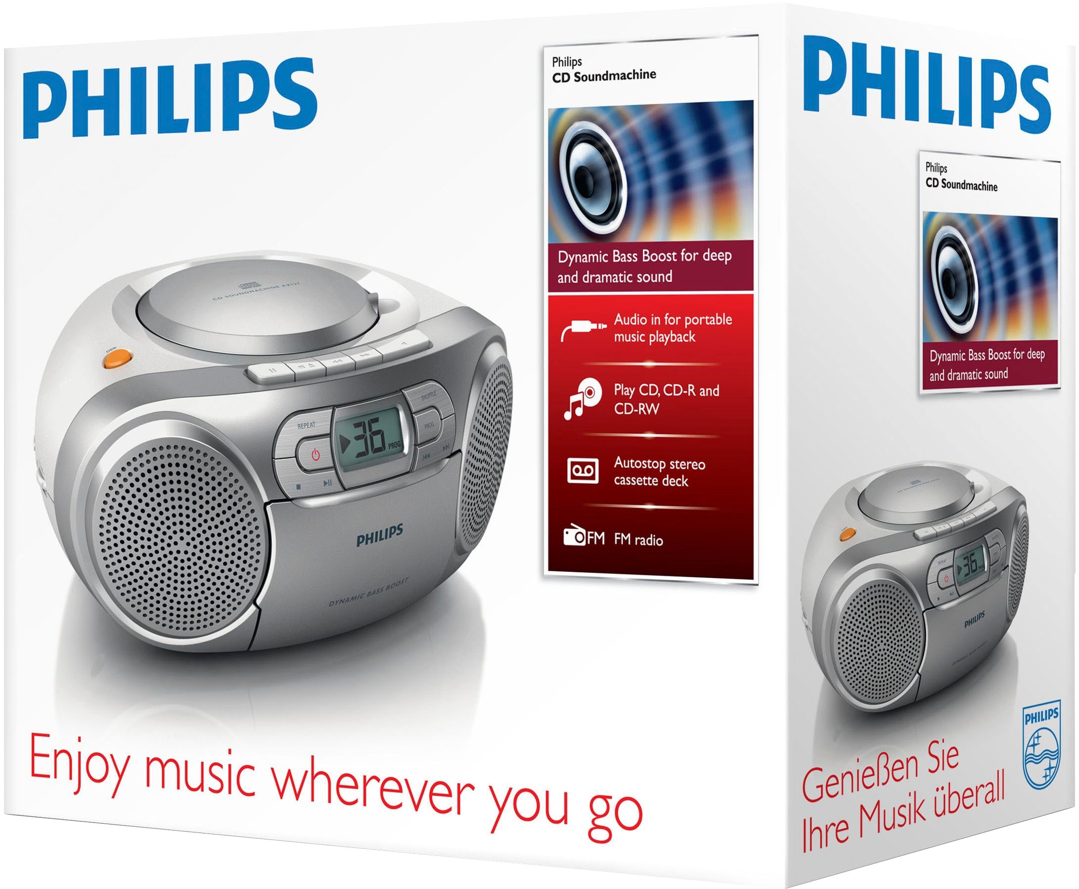 2 Radio (FM-Tuner W) BAUR | »AZ127«, Philips
