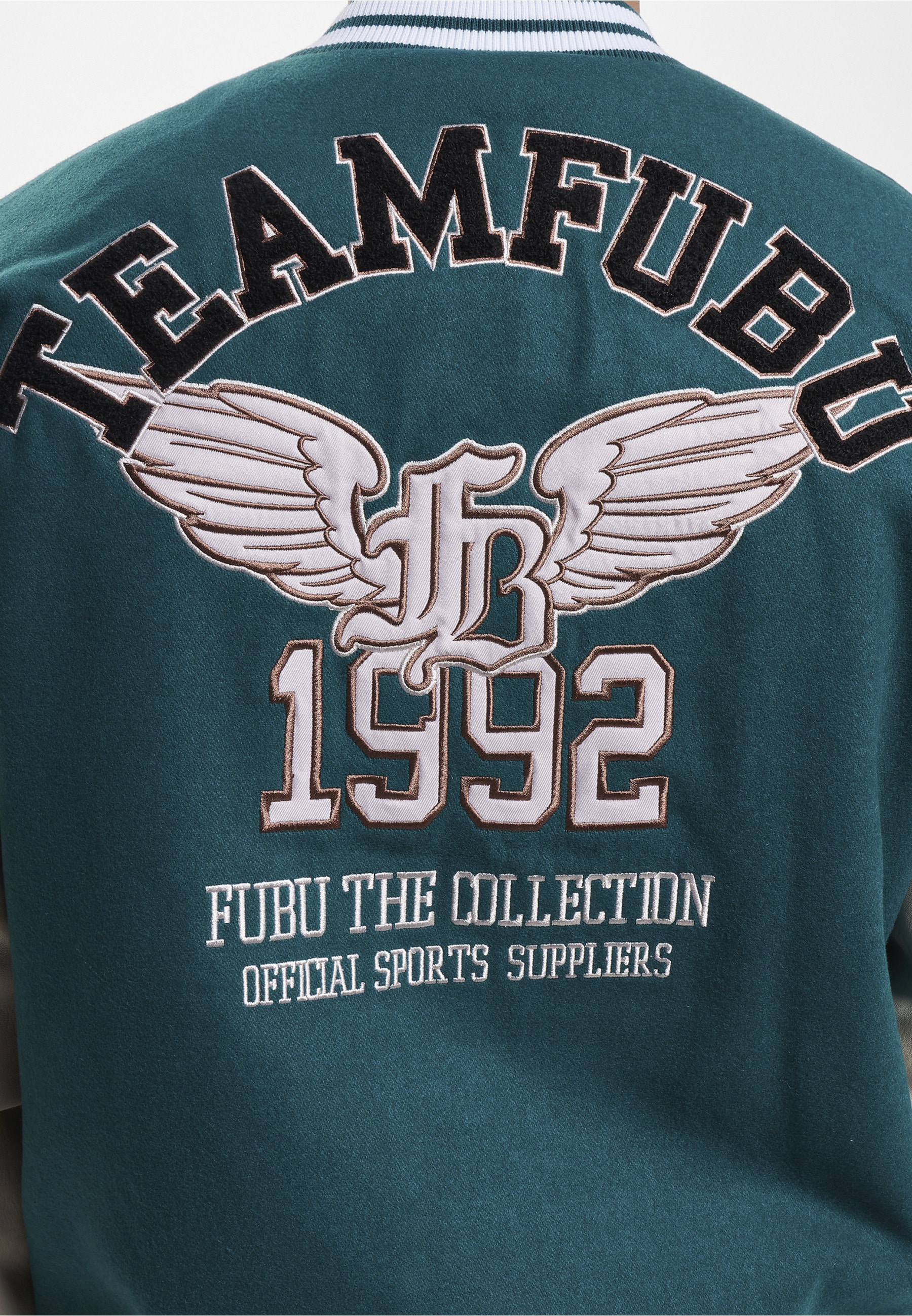 Fubu Bomberjacke »Fubu Herren FM233-009-2 FUBU College Varsity Jacket« 1 Stk. tlg. ohne Kapuze