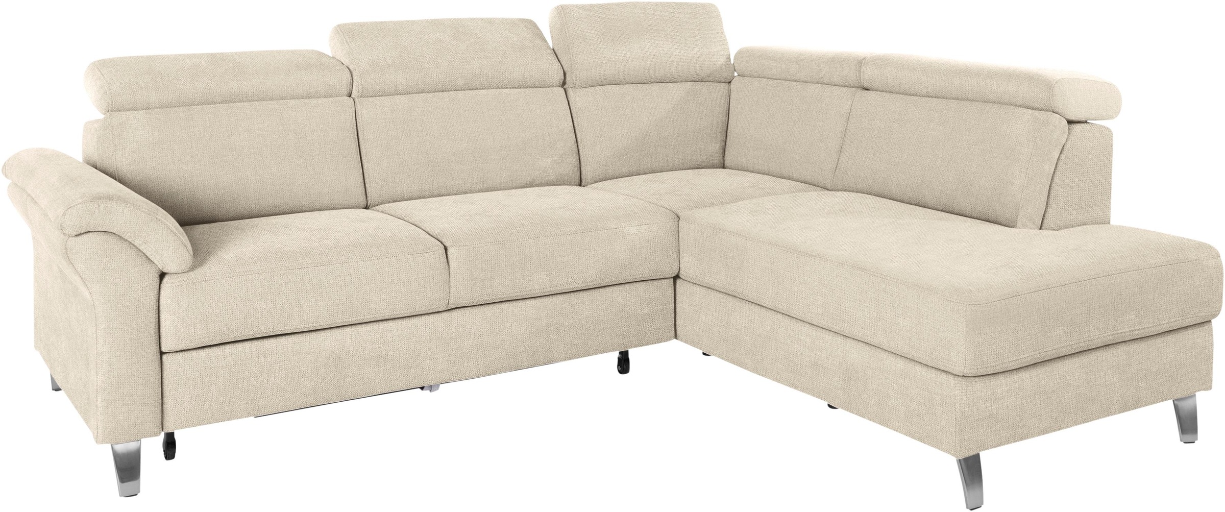 Thumbnail - sit&more Ecksofa "Arngast L-Form" inklusive Kopfteilverstellung und Federkern