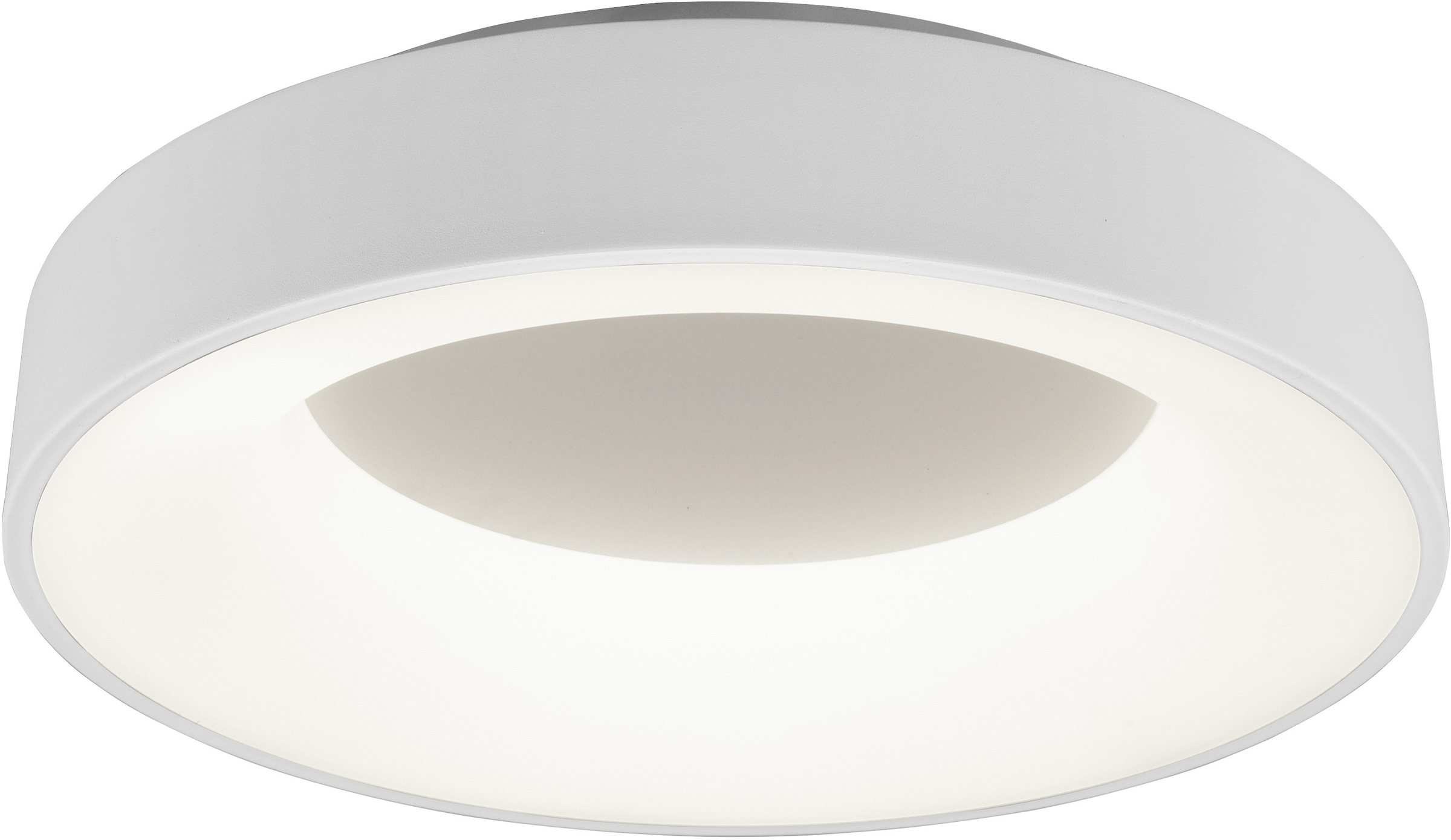 TRIO Leuchten LED Deckenleuchte »GIRONA«, 1 flammig, Leuchtmittel LED-Modul | LED fest integriert, mit Switch Dimmer dimmbar über Wandschalter, 4000K, 3200 Lm