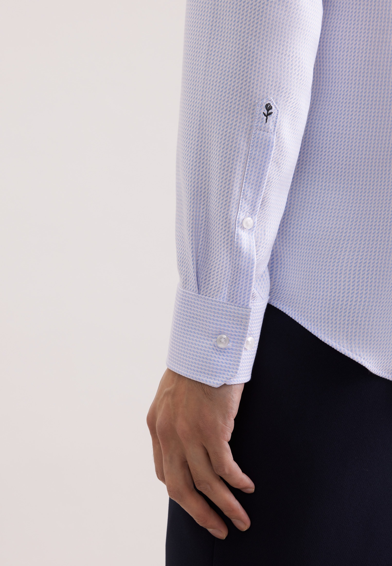 Seidensticker Schwarze Rose Men Shirt Rose Size S 3