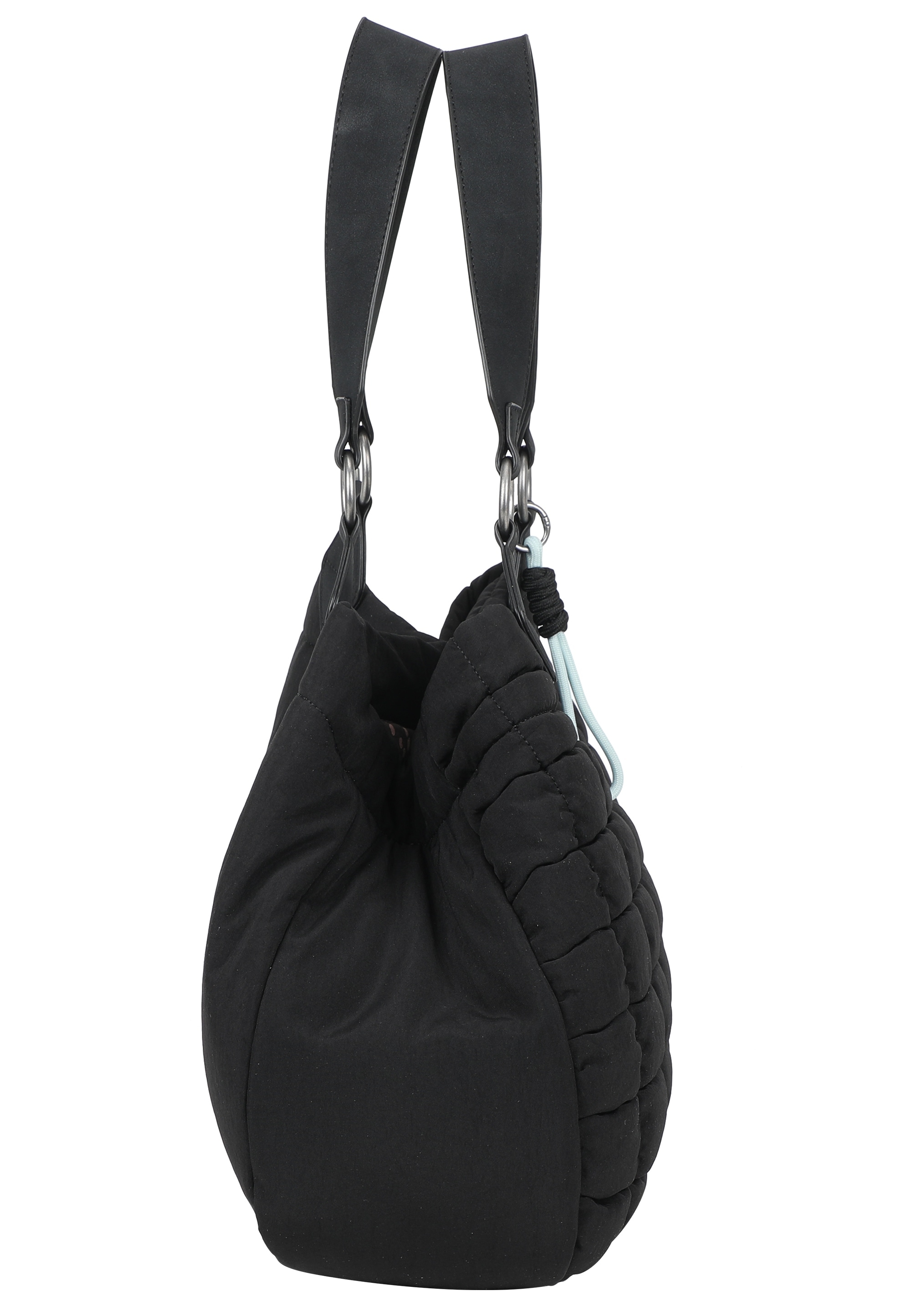 Fritzi aus Preußen Henkeltasche »Black Bubble«, aus mattem 3D-Bubble Nylon-Material