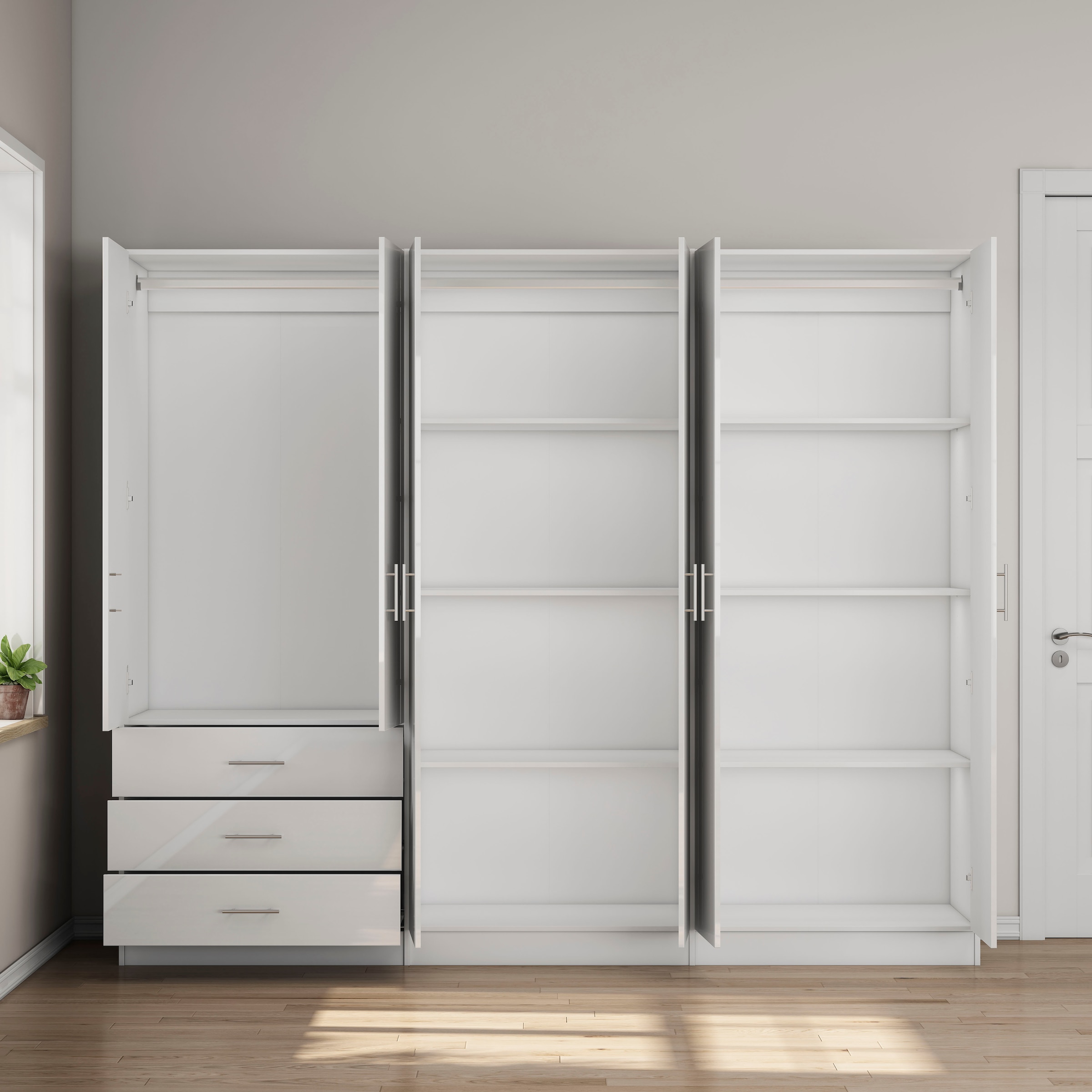 OTTO home Kleiderschrank »Trento Schlafzimmerschrank Garderobe hochglanz Bestseller«