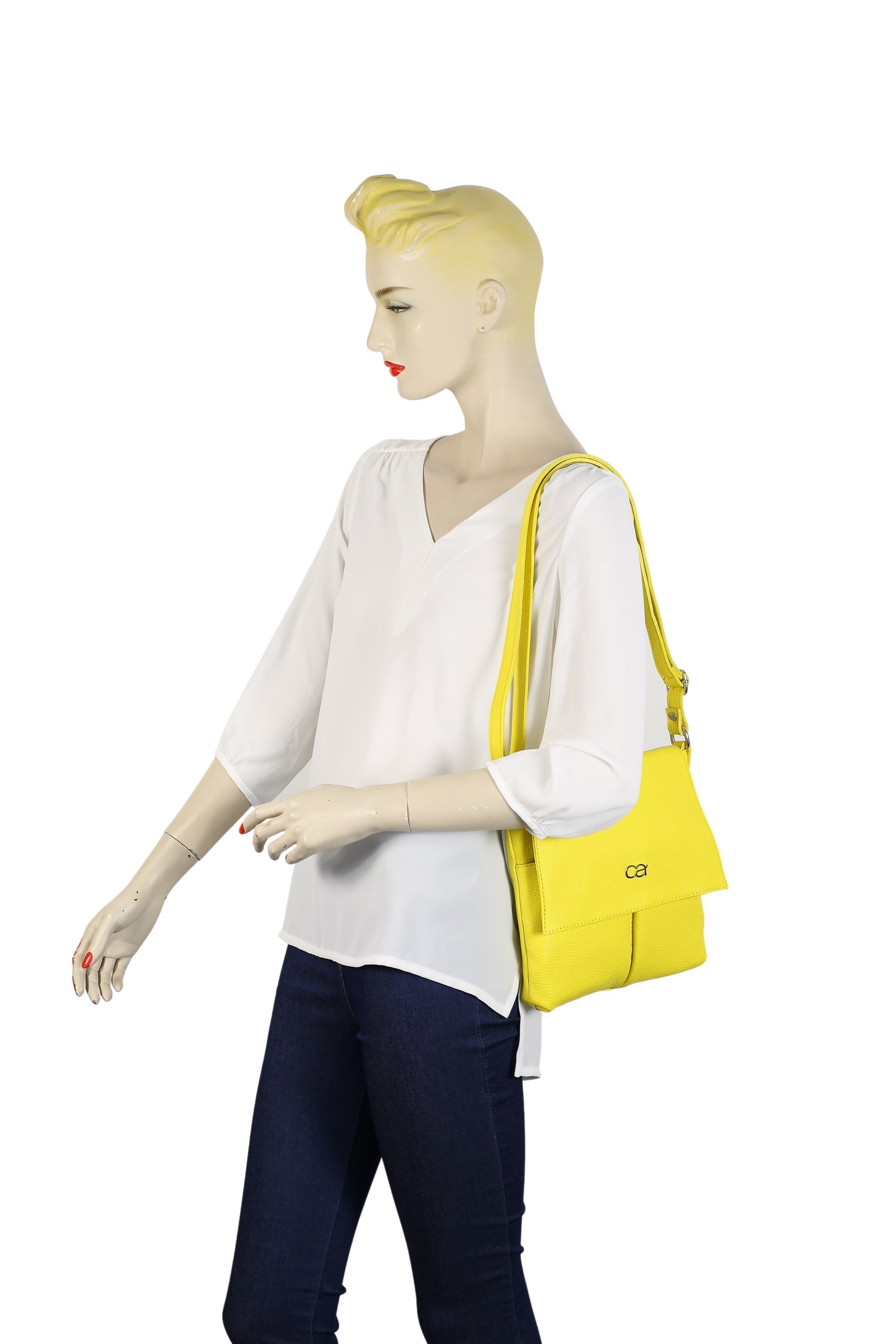 COLLEZIONE ALESSANDRO Umhängetasche »München«, Echtes Leder mit vielen Fächern
