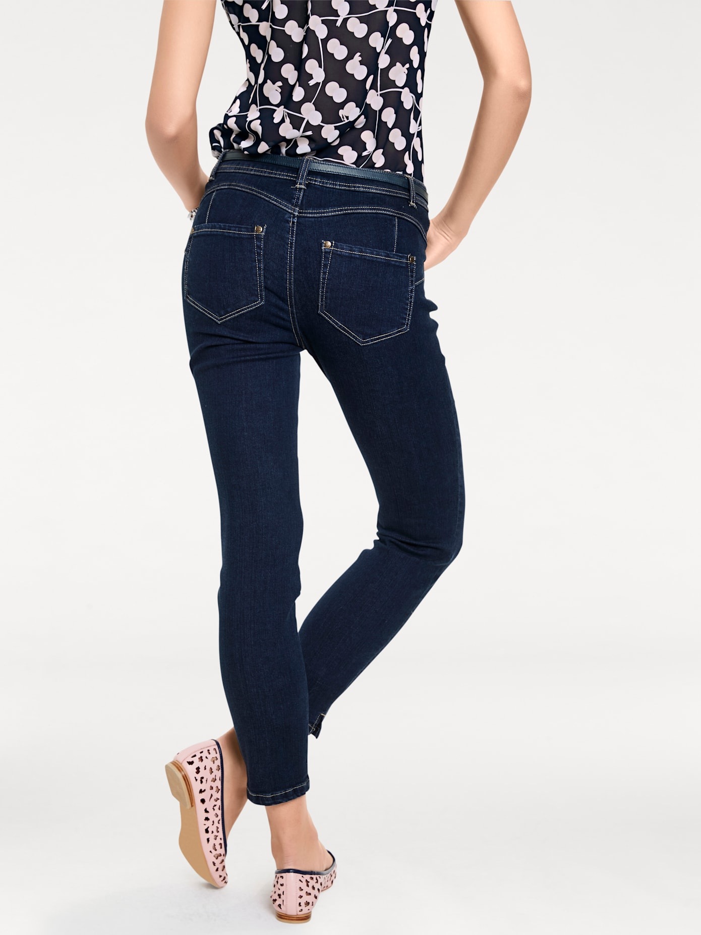 LINEA TESINI by heine Röhrenjeans, (1 tlg.)