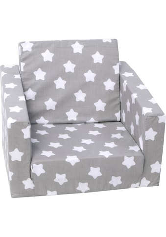 Knorrtoys ® sofa »Singlesofa Grey White Stars« d...