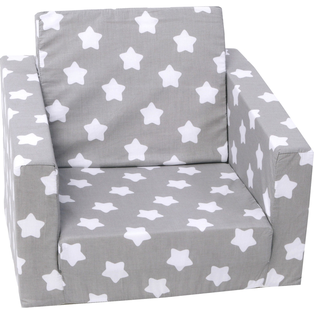 Knorrtoys® Sofa »Singlesofa Grey White Stars«