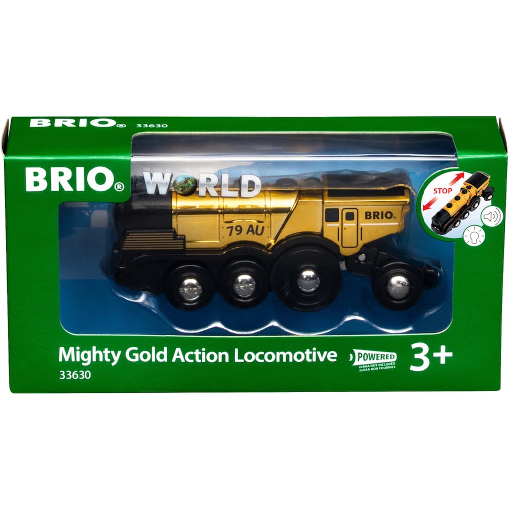 BRIO® Spielzeug-Zug »Goldene Batterielok«