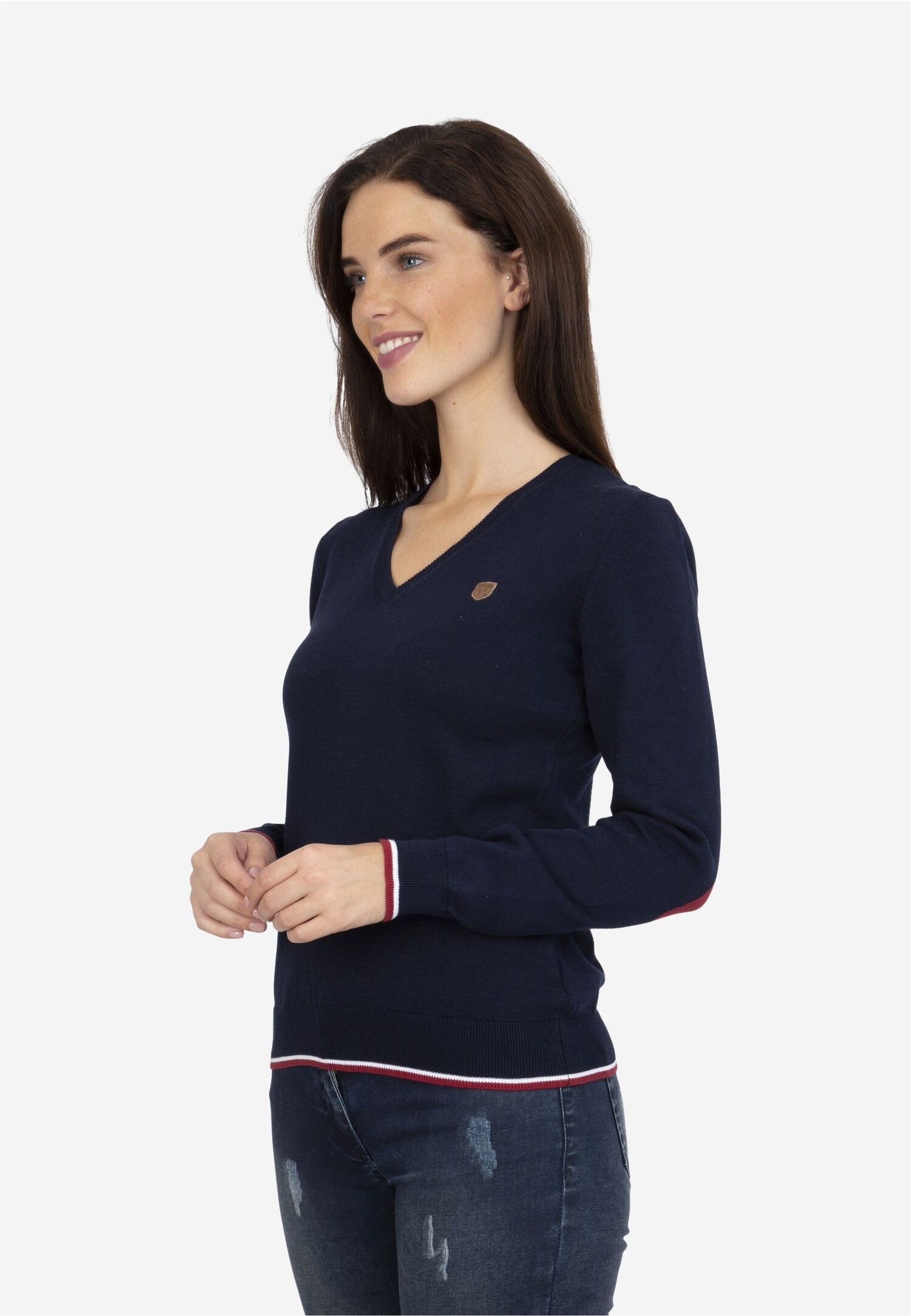 SIR RAYMOND TAILOR Strickpullover »Pergusars«, mit elegantem V-Ausschnitt