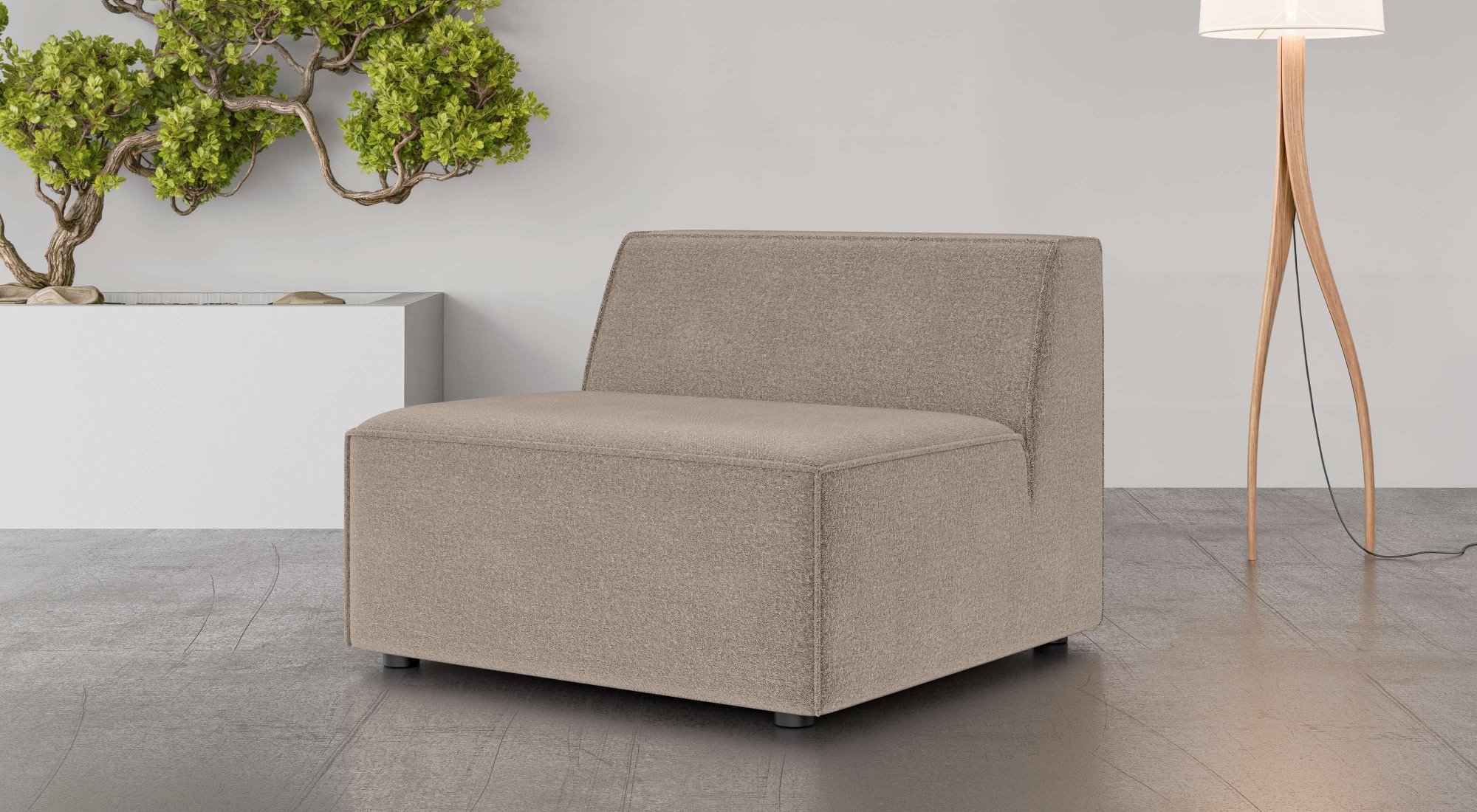 INOSIGN Sessel "Bequemer Sessel Cavan, Maße B/T/H: 90/90/72 cm", ohne Armle günstig online kaufen