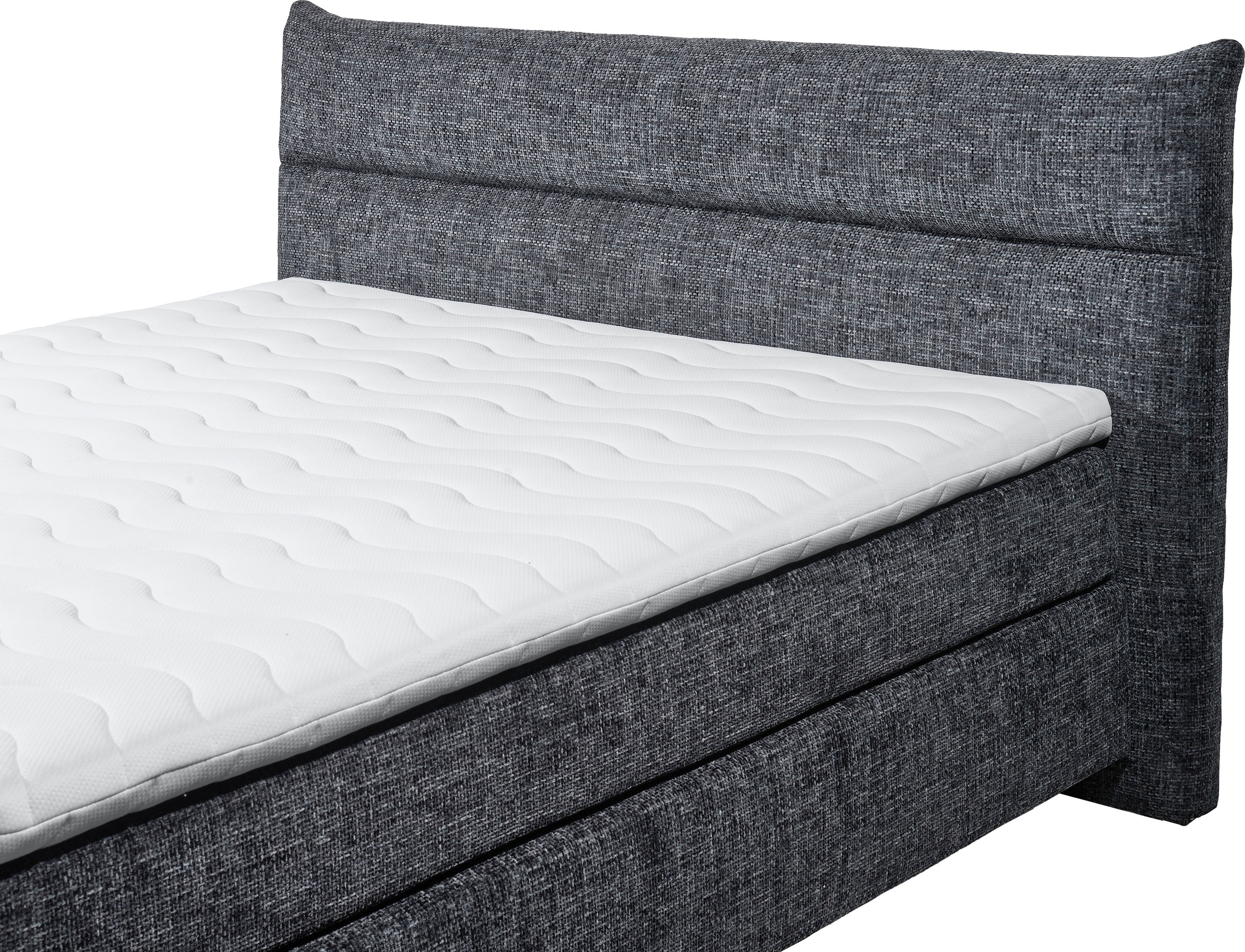 ED EXCITING DESIGN Boxspringbett »Zandvoort«, mit Wendematratze, 180x200cm