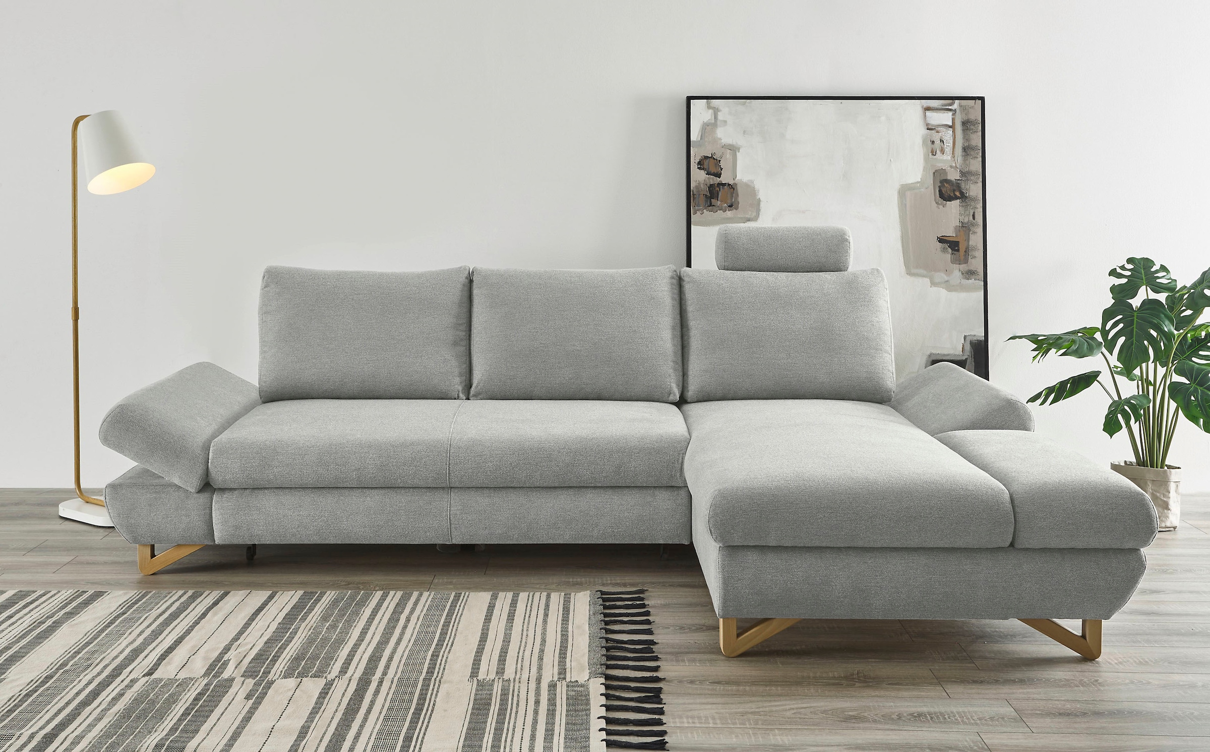 INOSIGN Schlafsofa "City/Giron", komfortable Bettfunktion (Liegefläche 245 x 138 cm), sowie Bettkasten