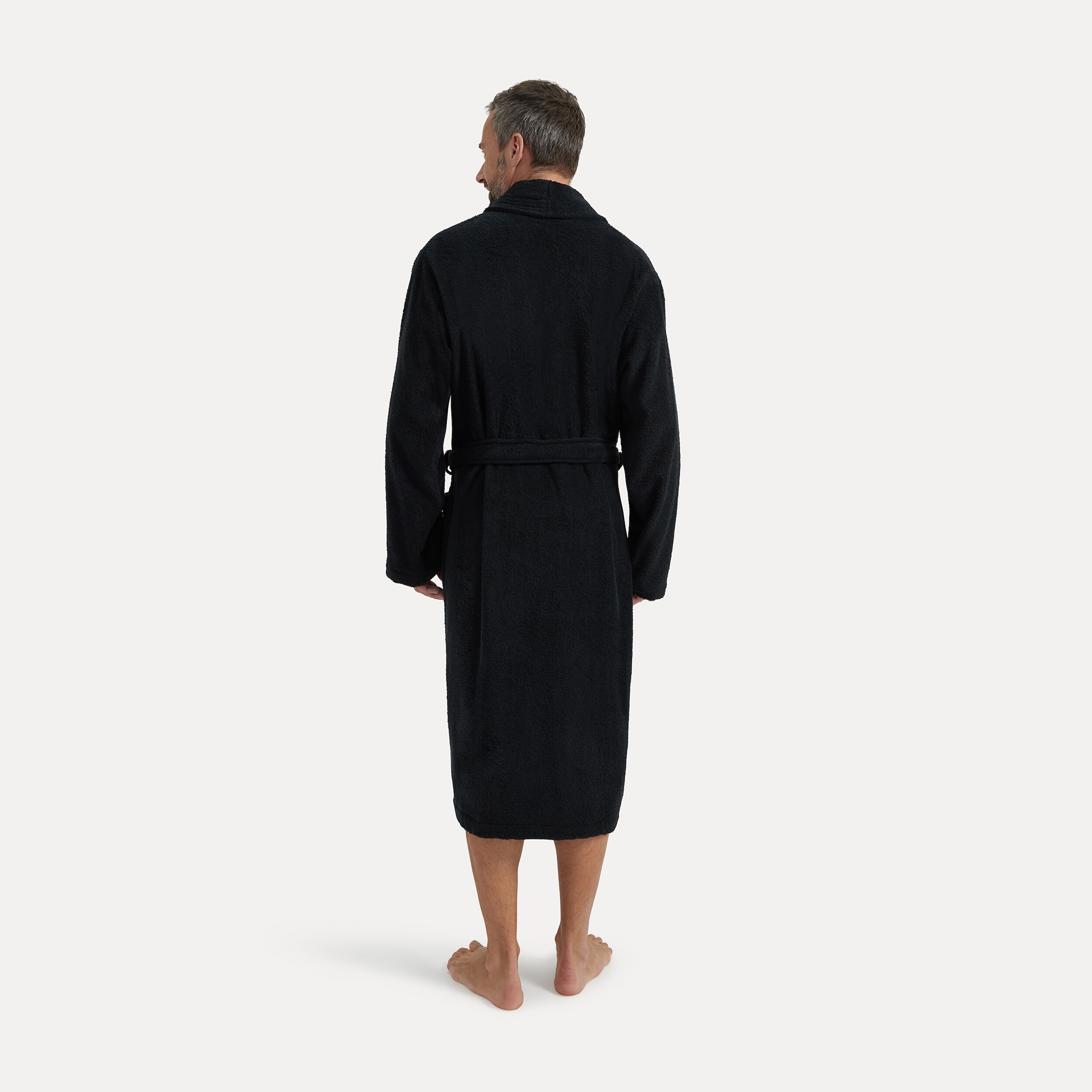 Möve Unisex-Bademantel »Basic«, (1 St.), mit Schalkragen