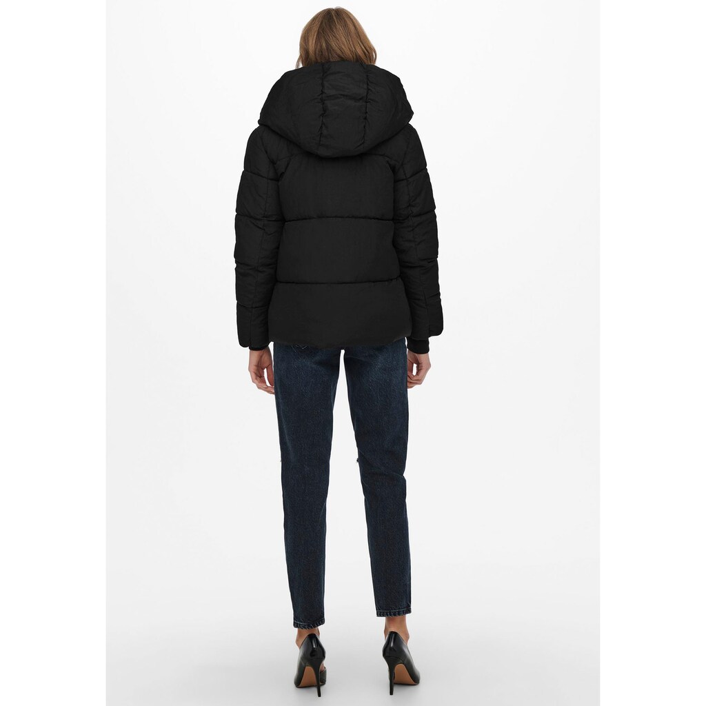 Damenmode Jacken Only Steppjacke »ONLSYDNEY SARA PUFFER JACKET«, mit großer Kapuze schwarz Damenmode Jacken Only Steppjacke »ONLSYDNEY SARA PUFFER JACKET«, mit großer Kapuze schwarz