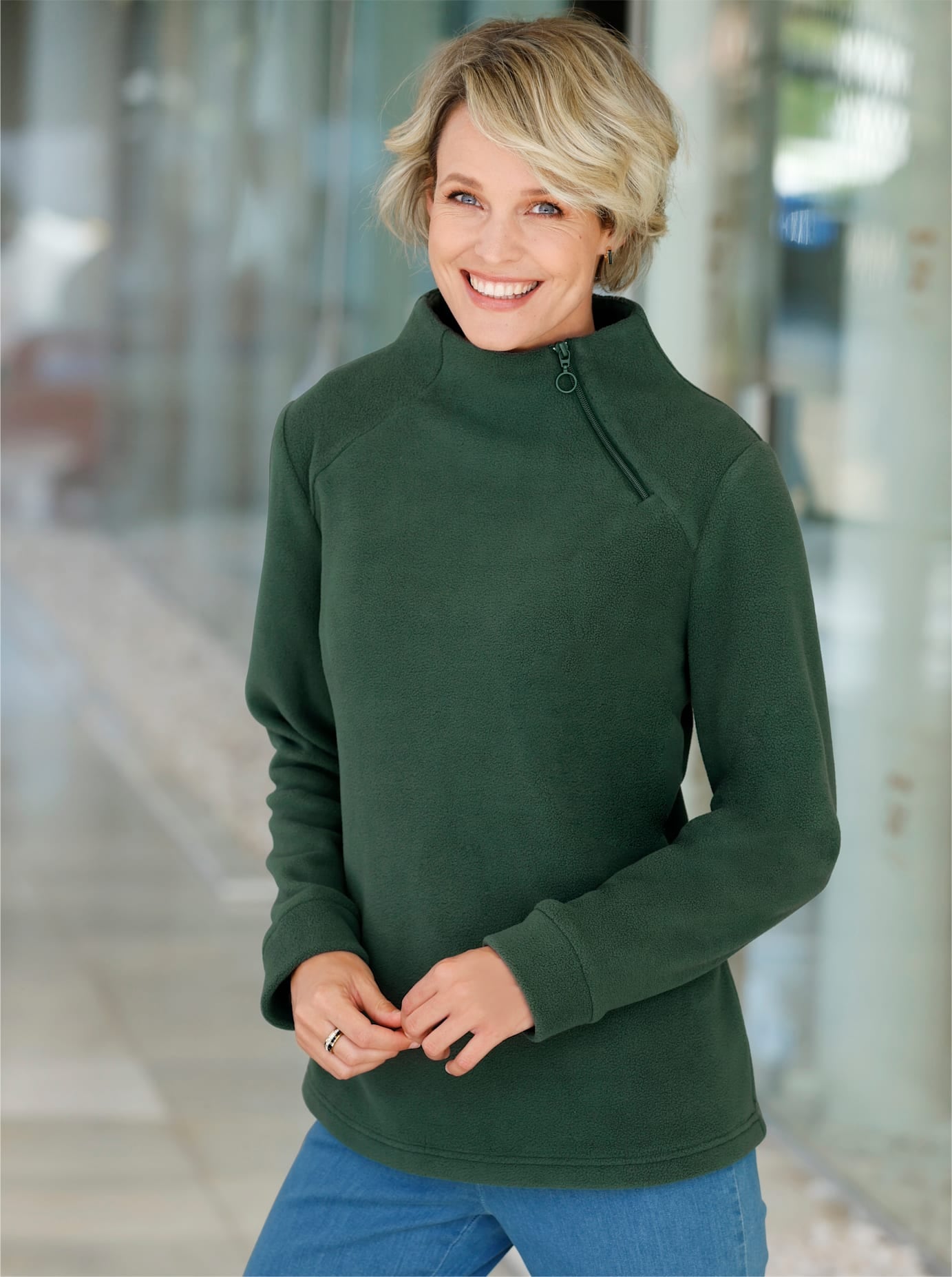 Classic Basics Fleeceshirt "Fleece-Shirt" 1 Stk. tlg. günstig online kaufen