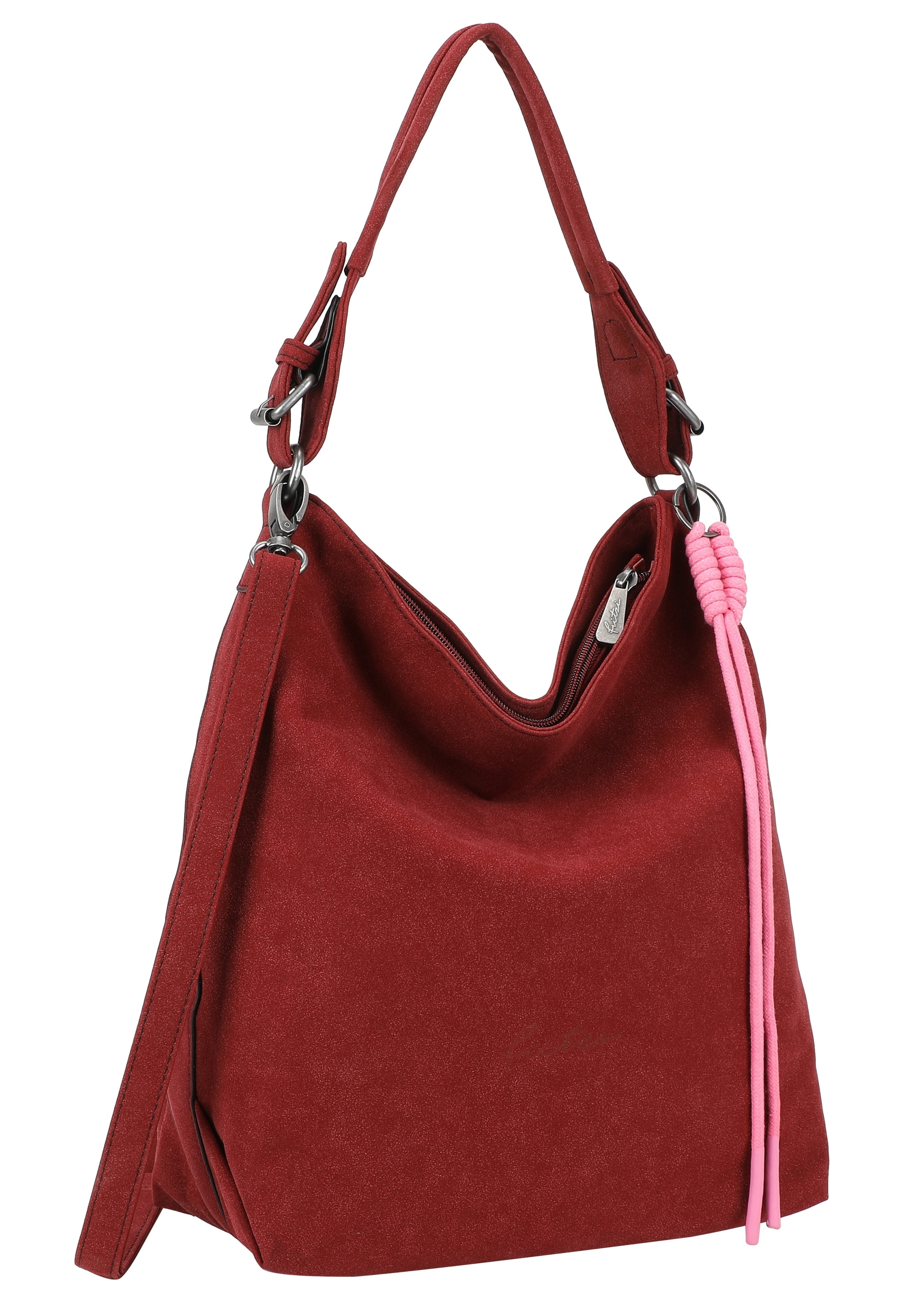 Fritzi aus Preußen Schultertasche »Jacky Black«, mit Reißverschluss