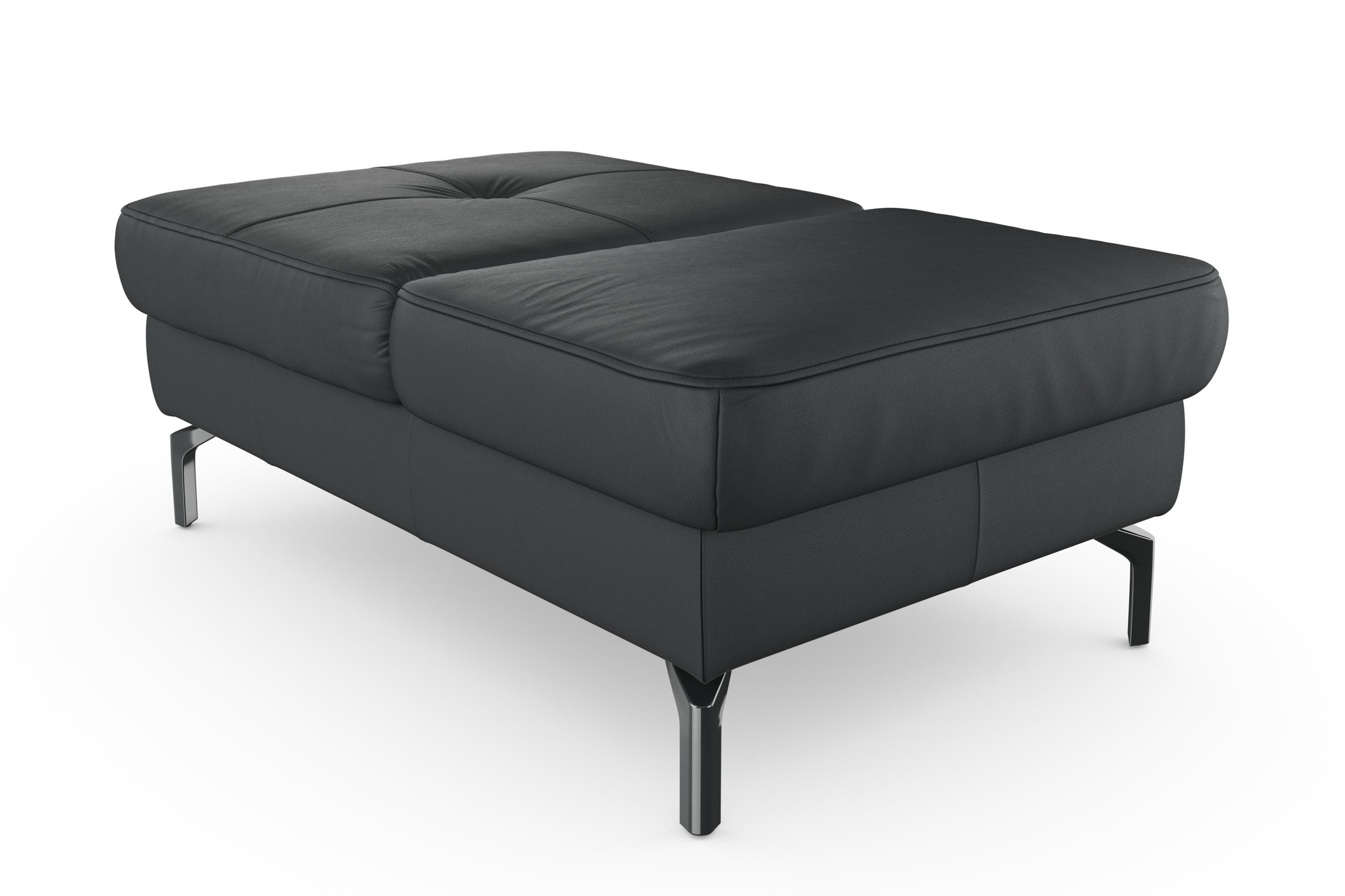 sit&more Hocker »Bendigo«, mit Klappfunktion, Bodenfreiheit 15 cm, wahlweise in 2 Fußfarben