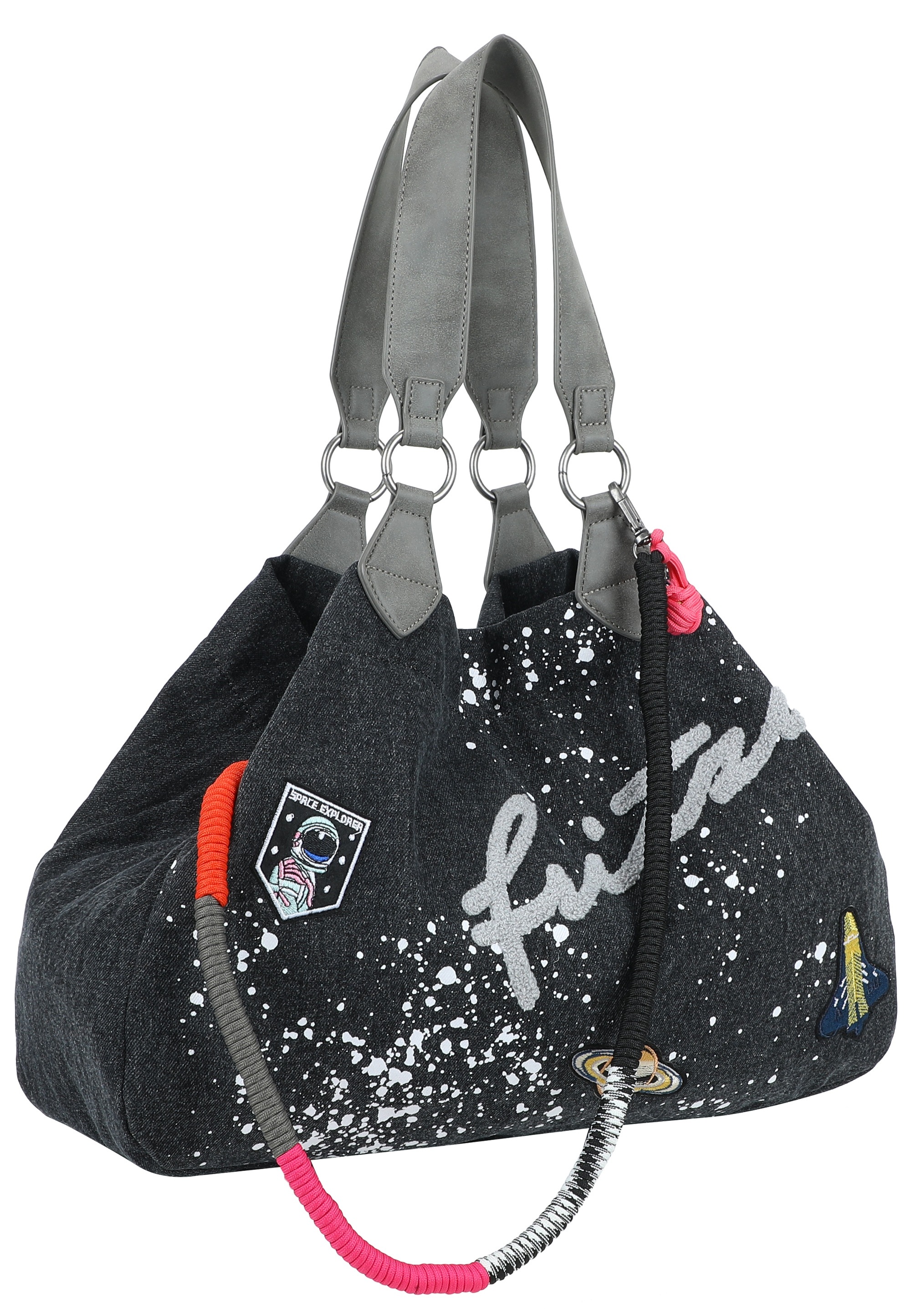Fritzi aus Preußen Henkeltasche "Out of Space", mit coolem Sprinkle-Print günstig online kaufen