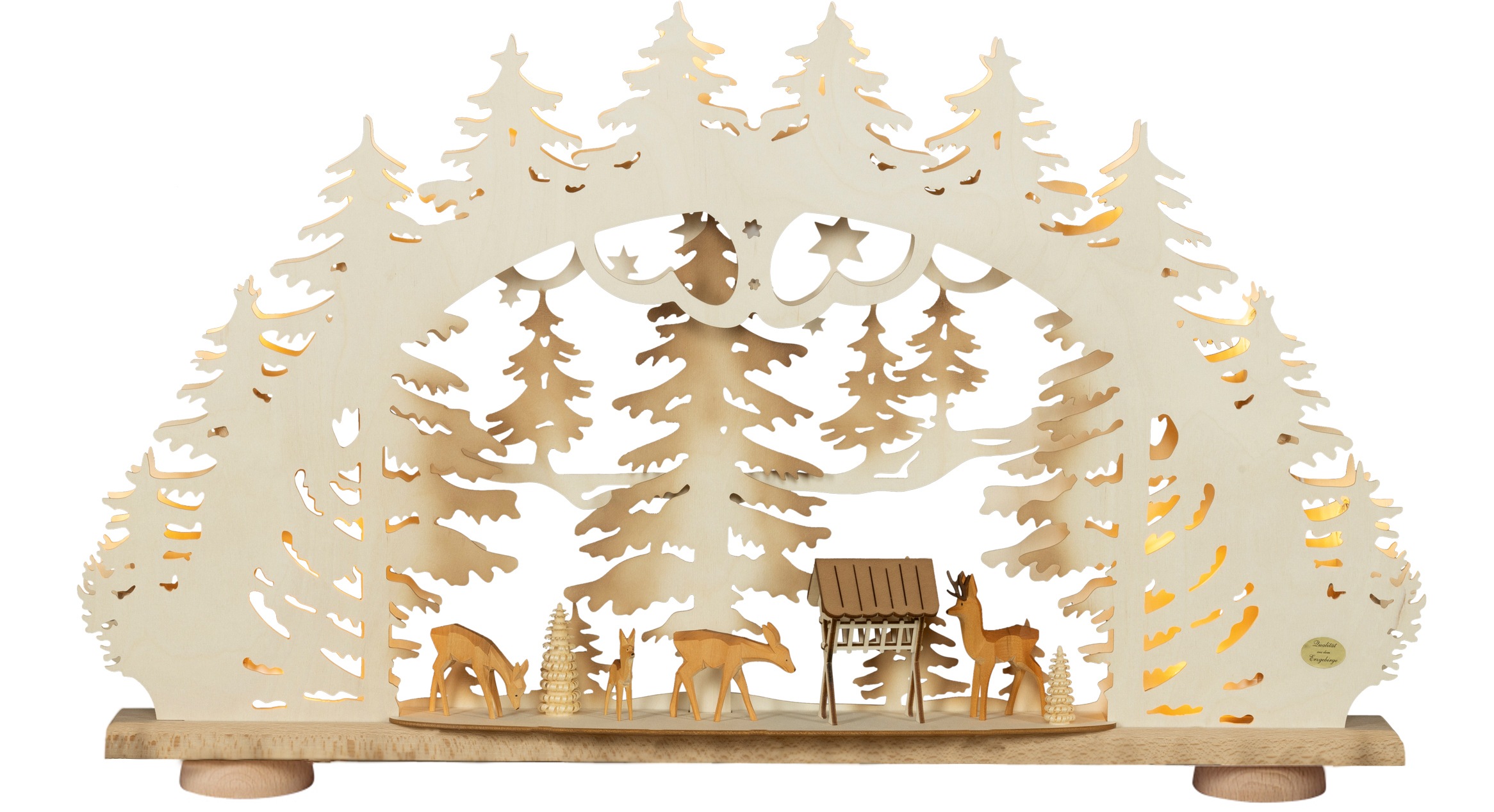 SAICO Original LED Schwibbogen "Premium-Line-Lichterbogen, Waldidylle" Prem günstig online kaufen