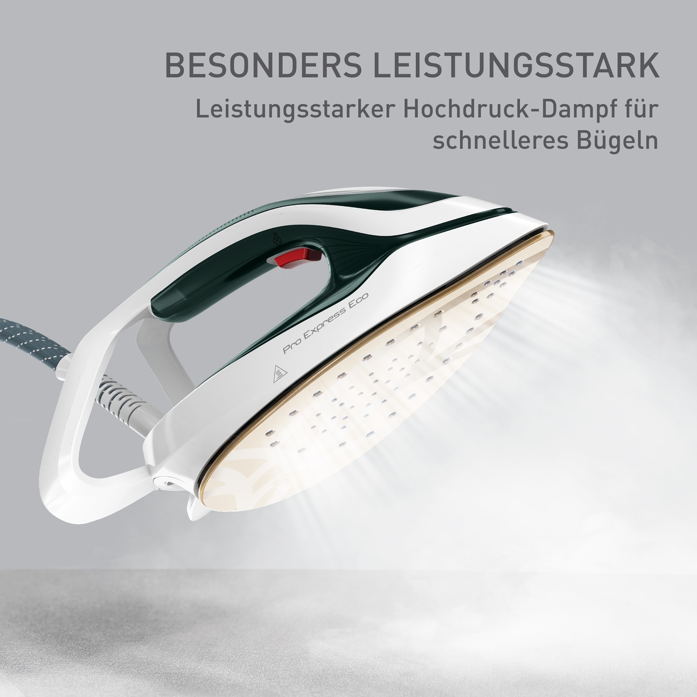 Tefal Dampfbügelstation »GV9E21 Pro Express Eco«, 2200 Watt, 140 g/Min. Dampfabgabe, 560 g/Min. Dampfstoß, Eco-Design
