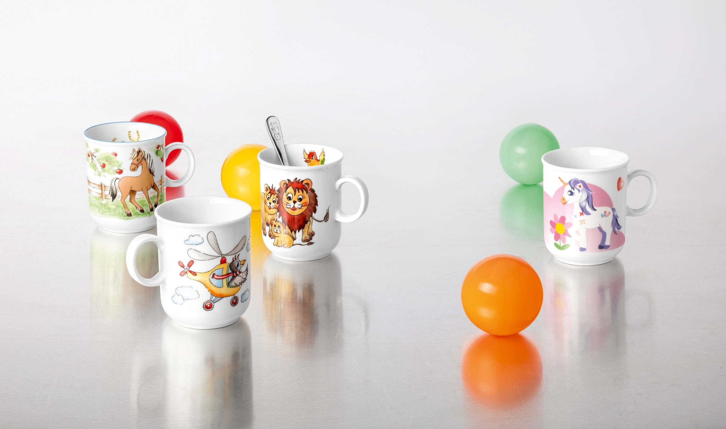 Seltmann Weiden Becher "Compact, Bunte Tierwelt" Becher mit Henkel 0,25 l günstig online kaufen