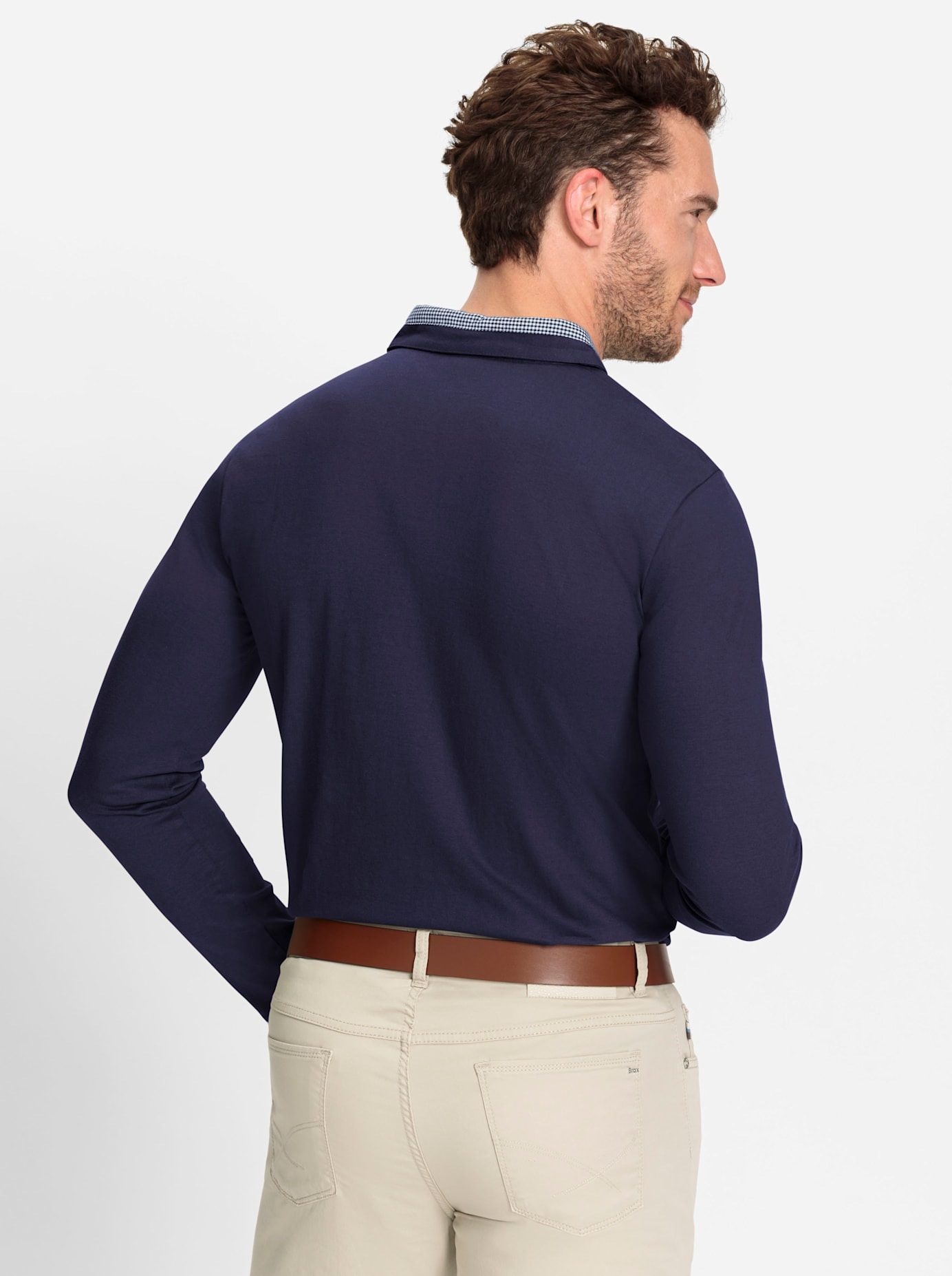 Marco Donati Poloshirt "Langarm-Shirt" 1 Stk. tlg. günstig online kaufen