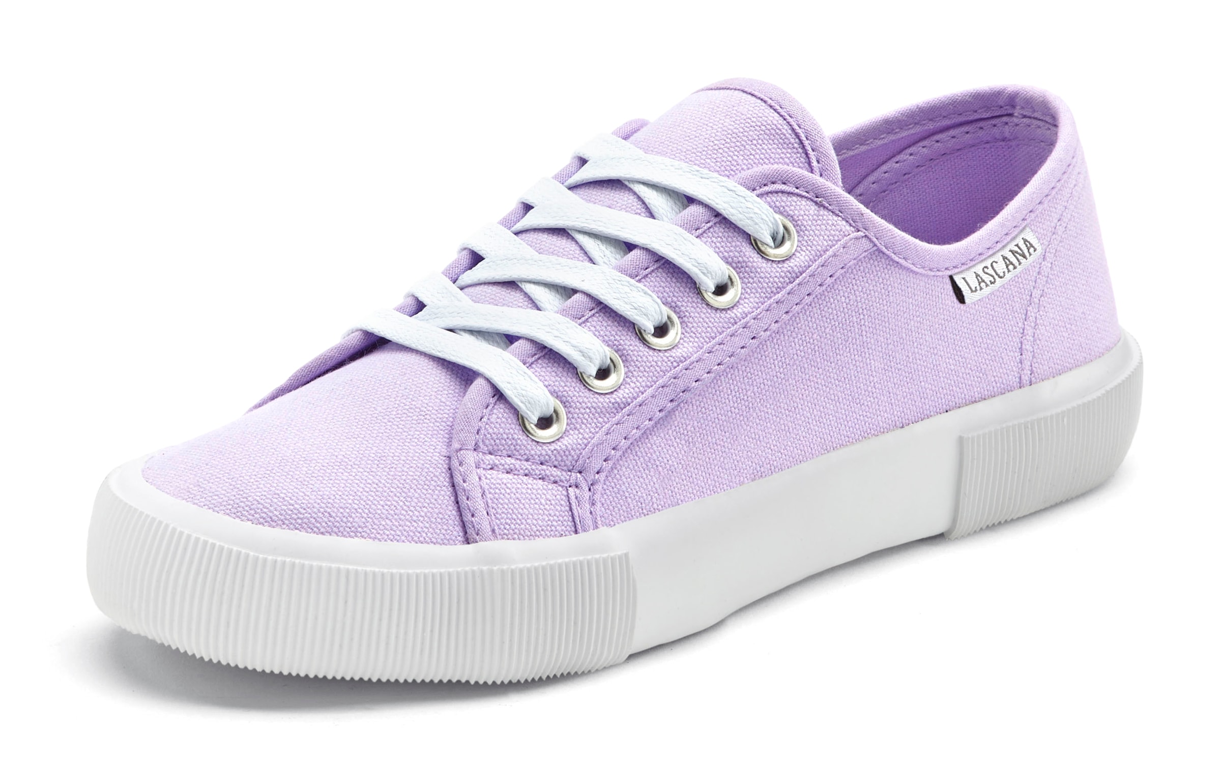 LASCANA Canvas Sneaker Light Purple 43 4