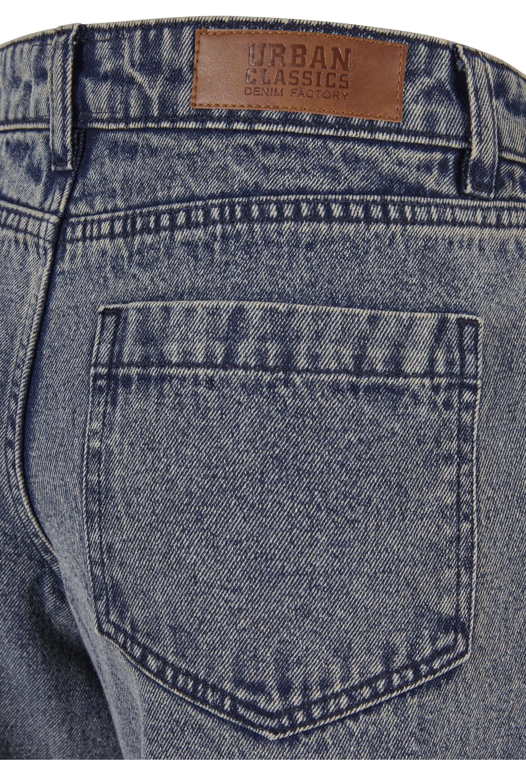 Urban Classics Ladies Mid Waist 90s Jeans Blue 27 3
