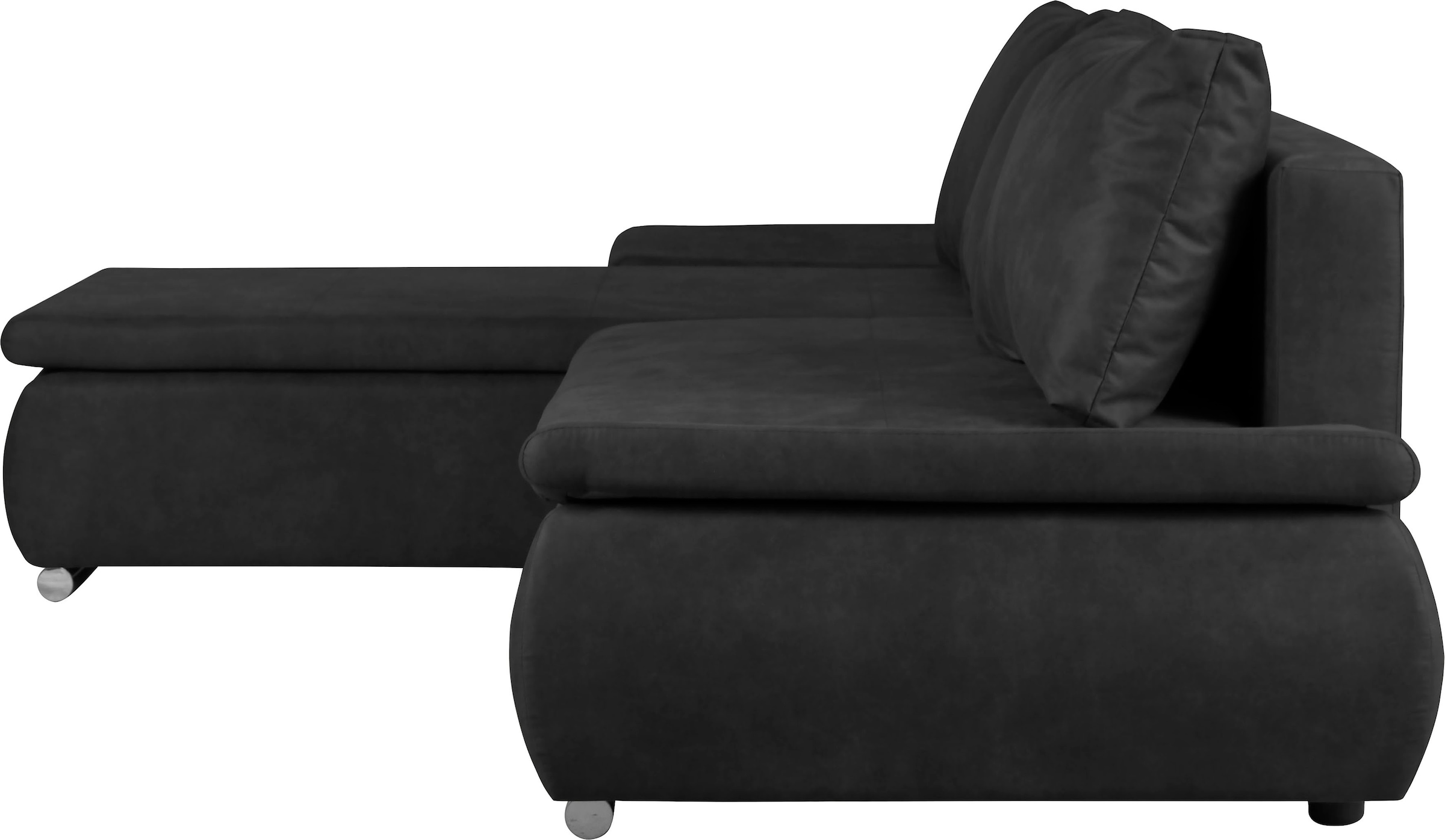 Home affaire Ecksofa »Acra L-Form« mit Bettfunktion und Bettkasten, in Mattenoptik