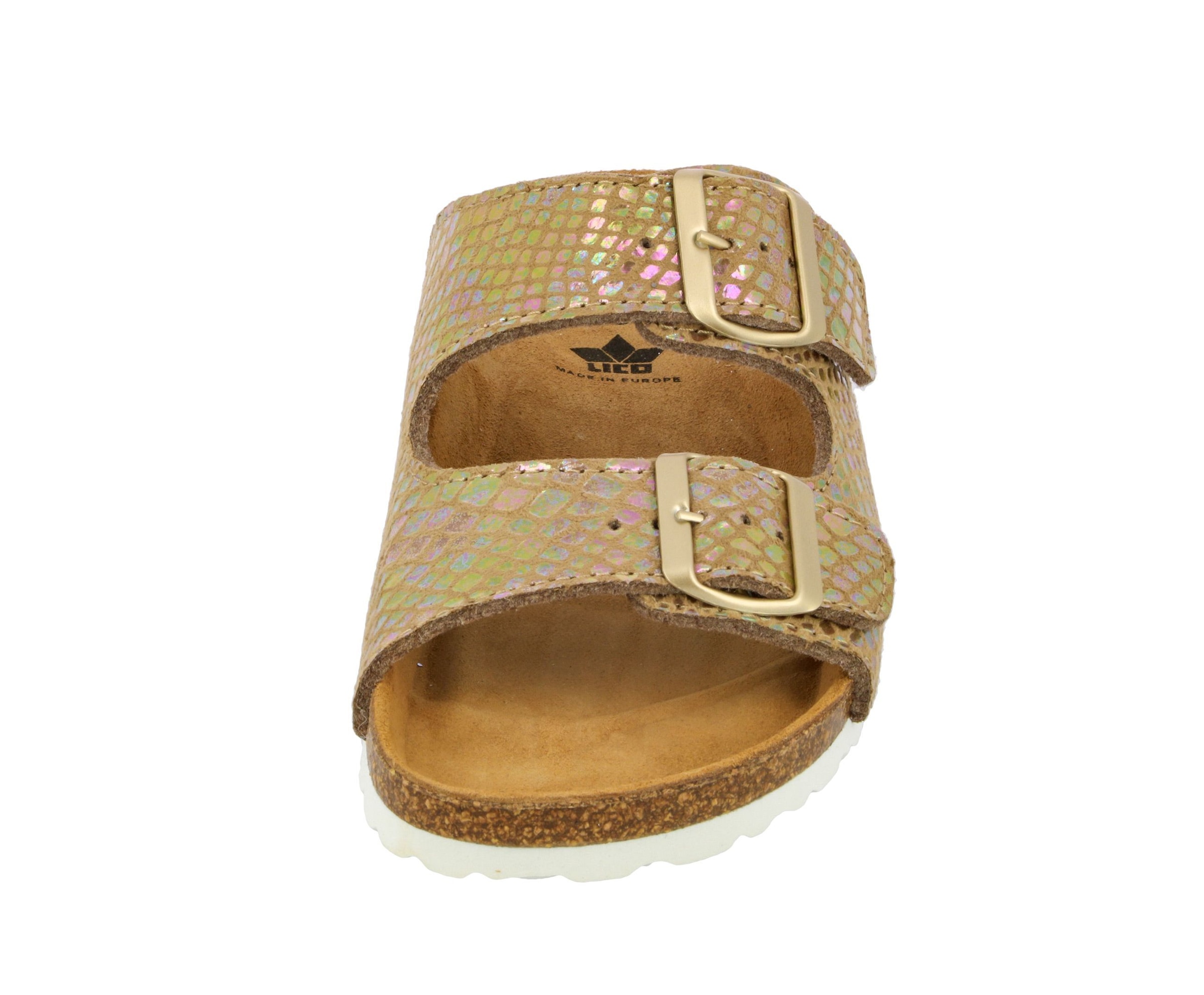 Lico Pantolette »Pantolette Natural Snake Soft«