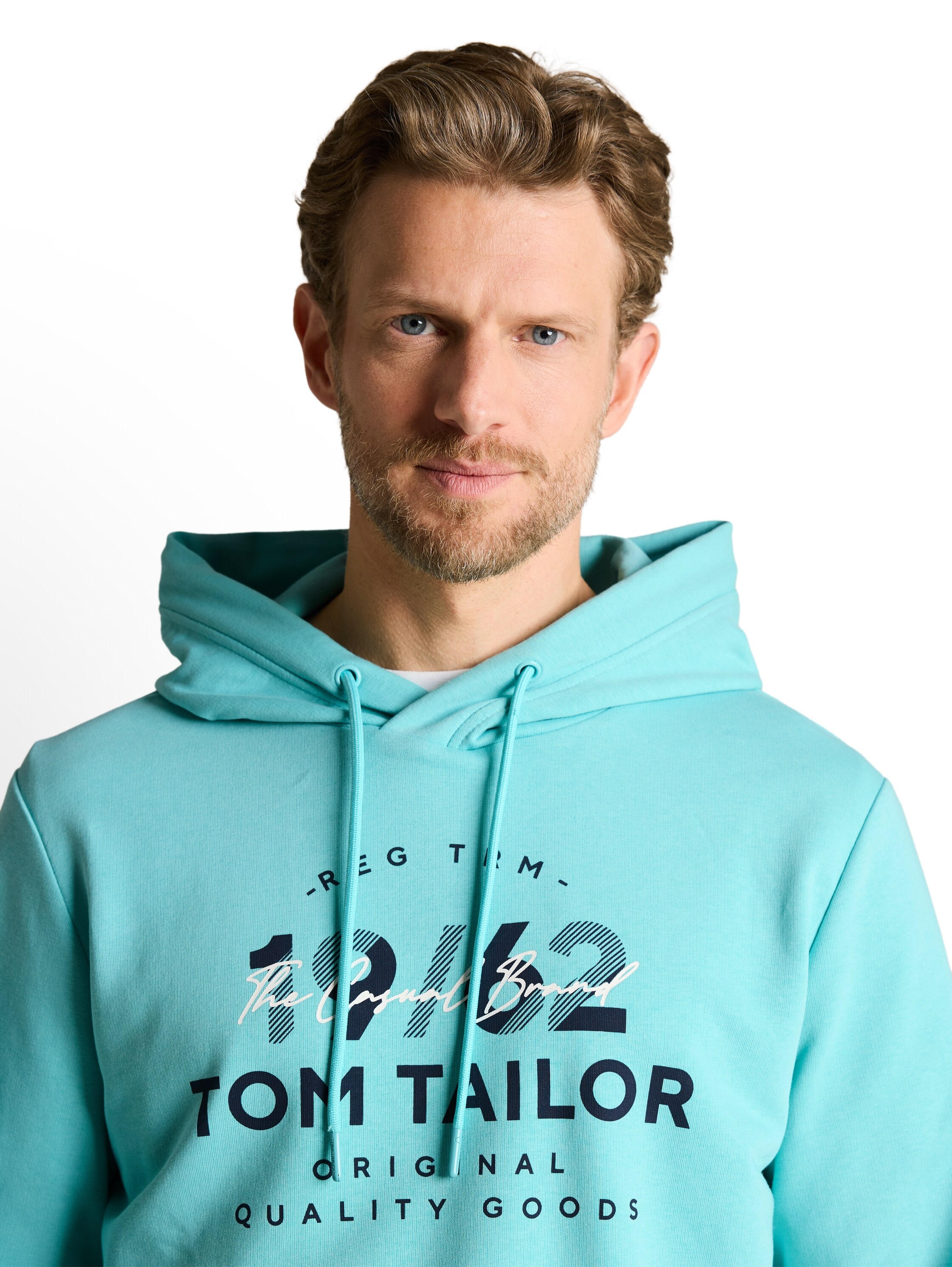 TOM TAILOR Kapuzensweatshirt , mit Frontprint
