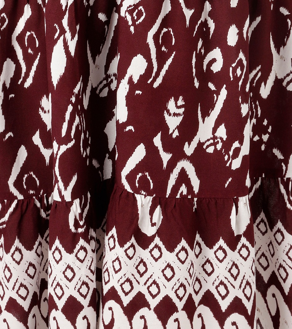 Aniston CASUAL Tunikakleid, mit kunstvollem Druck und Bordüre am Saum - NEUE KOLLEKTION