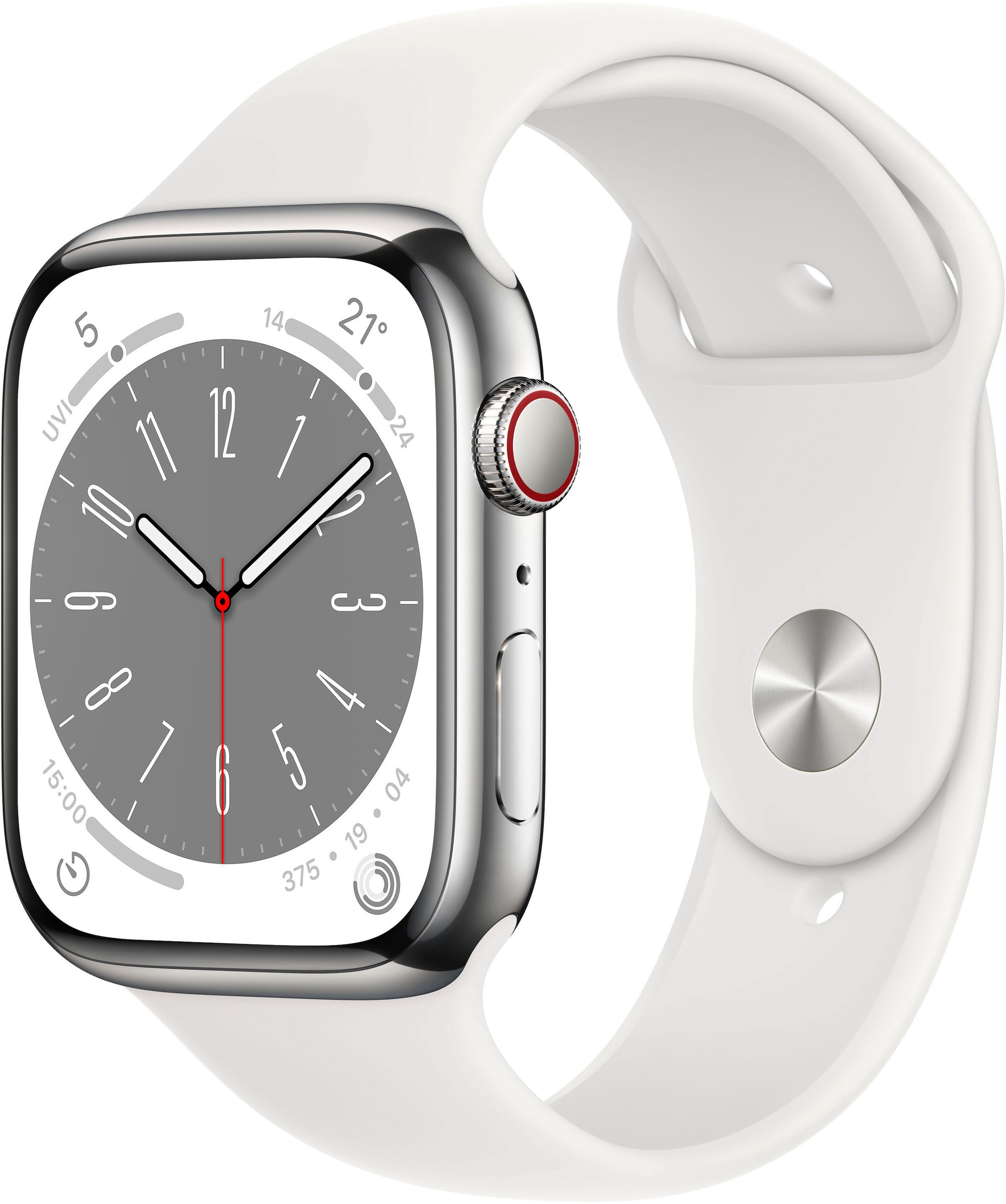 8 | GPS 45mm Series Cellular Edelstahl Apple Sportarmband« BAUR + Watch »Watch