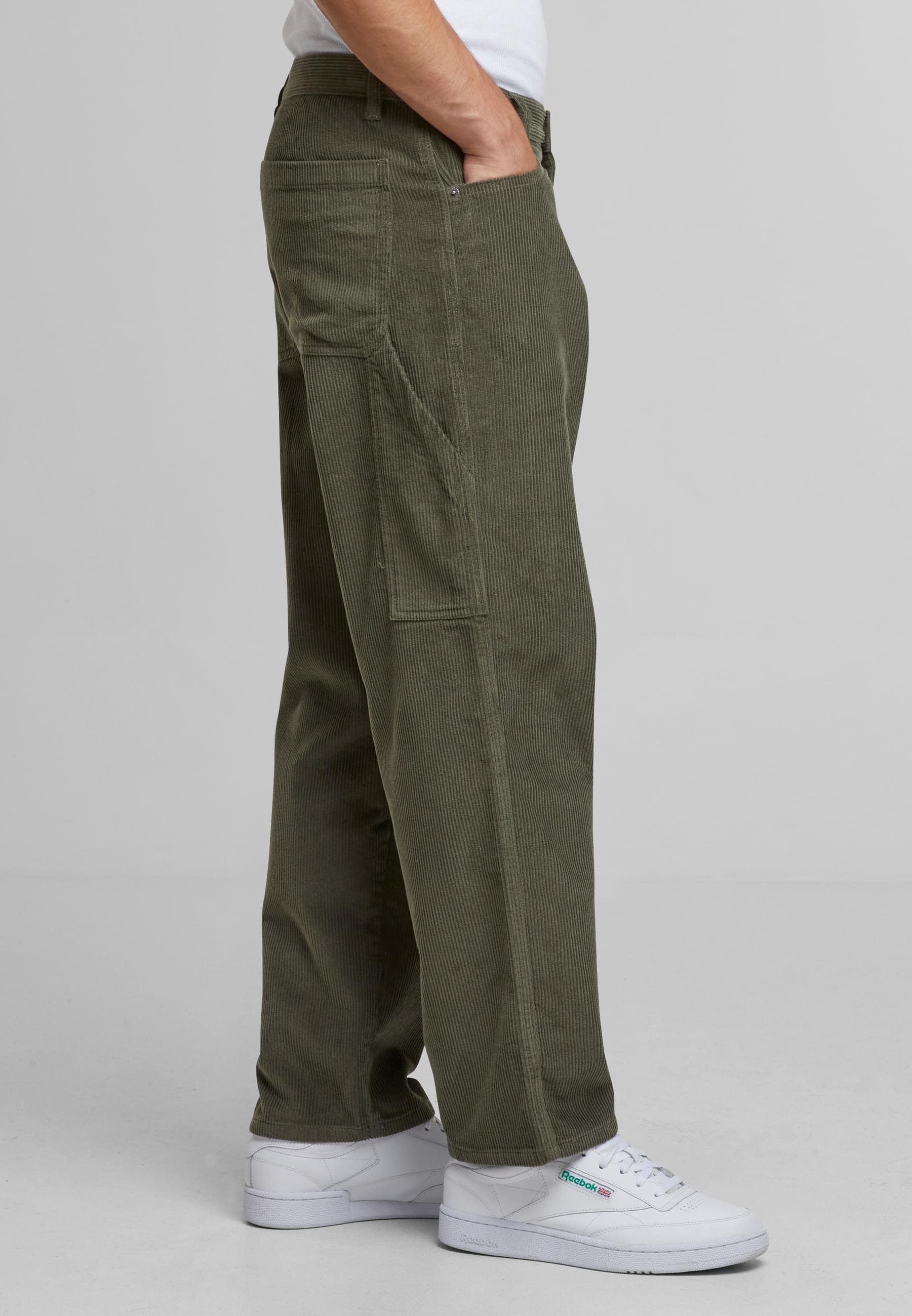 URBAN CLASSICS Stoffhose »Urban Classics Corduroy Carpenter Pants«, (1 tlg.)
