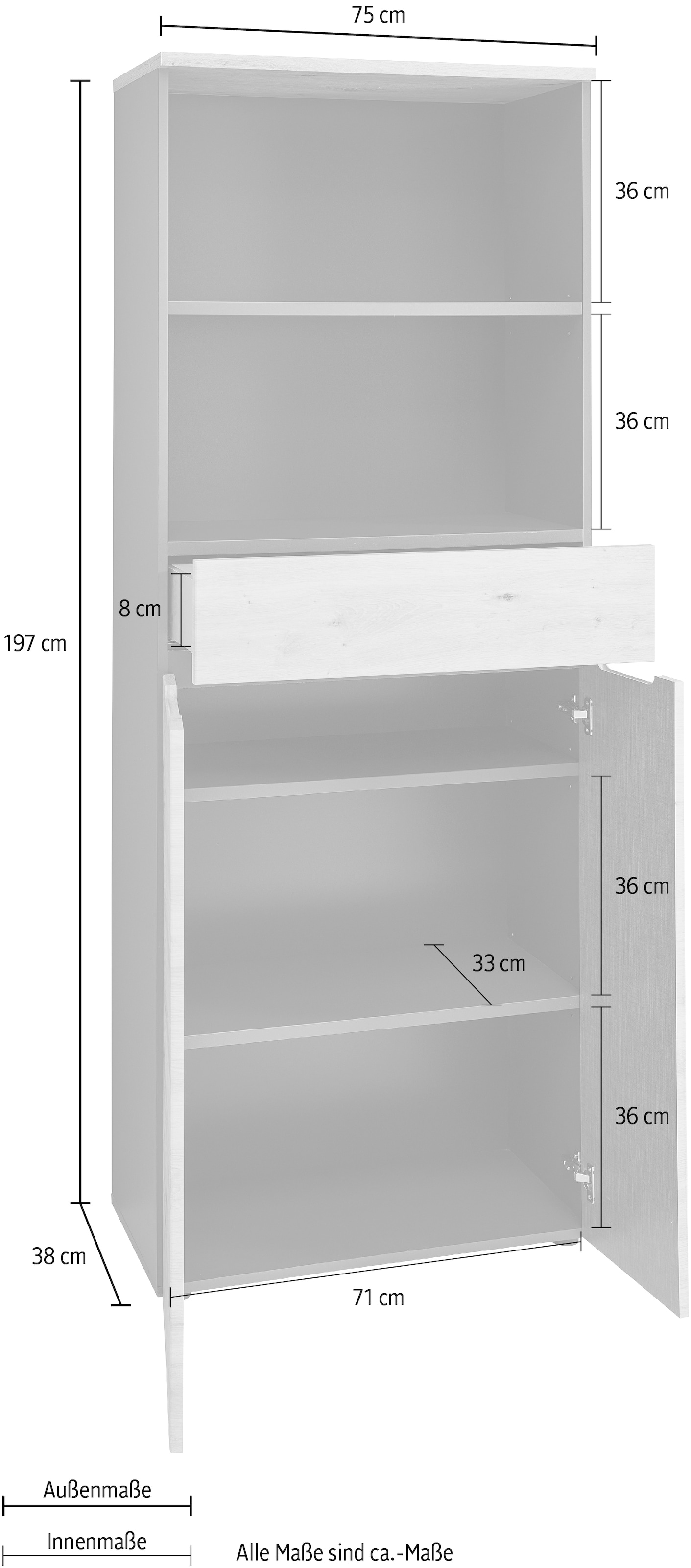 Innostyle Aktenschrank, (1 St.)