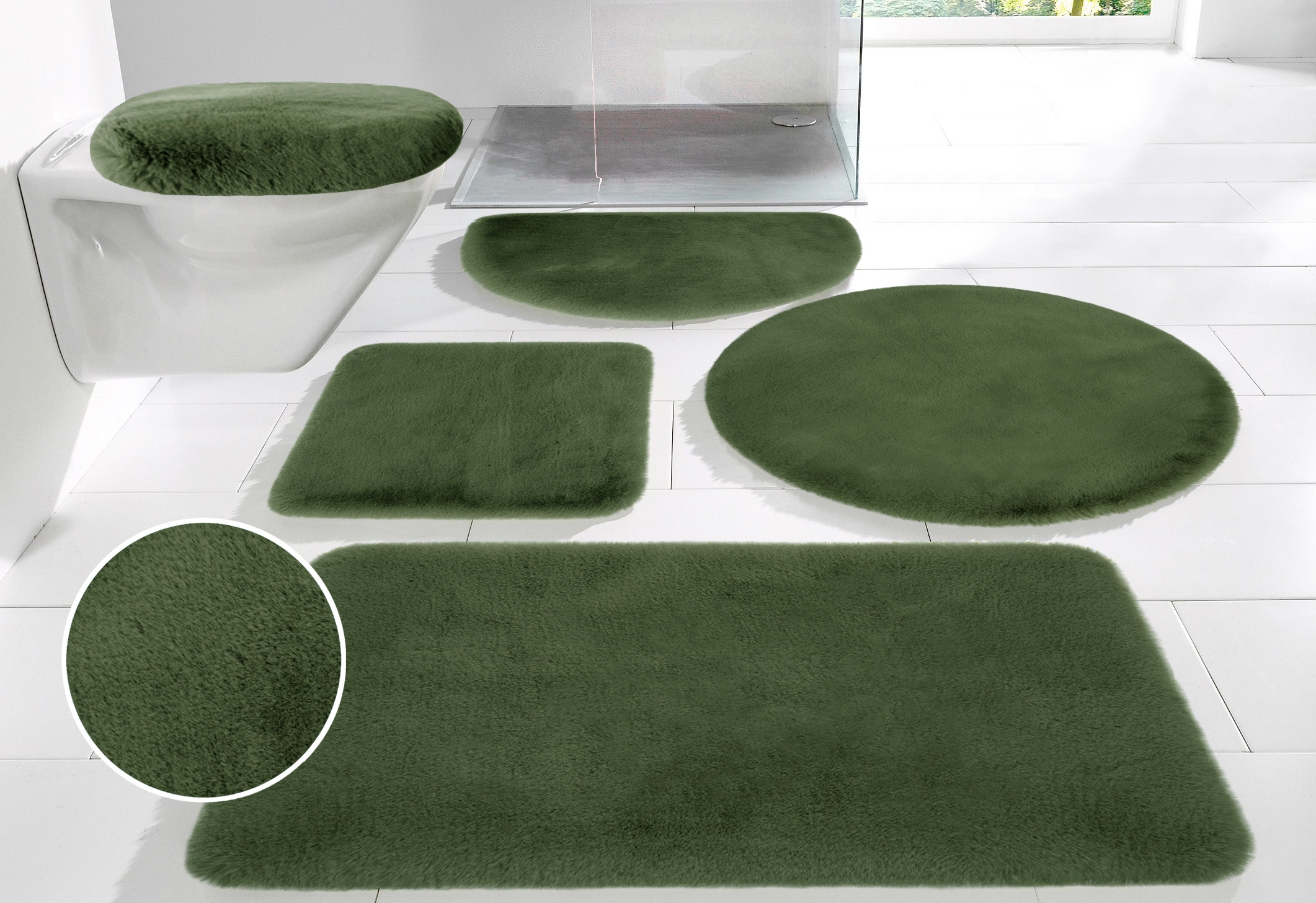 my home Badematte "Rabbit Badematten, Badvorleger, Badezimmer Teppich" Höhe günstig online kaufen