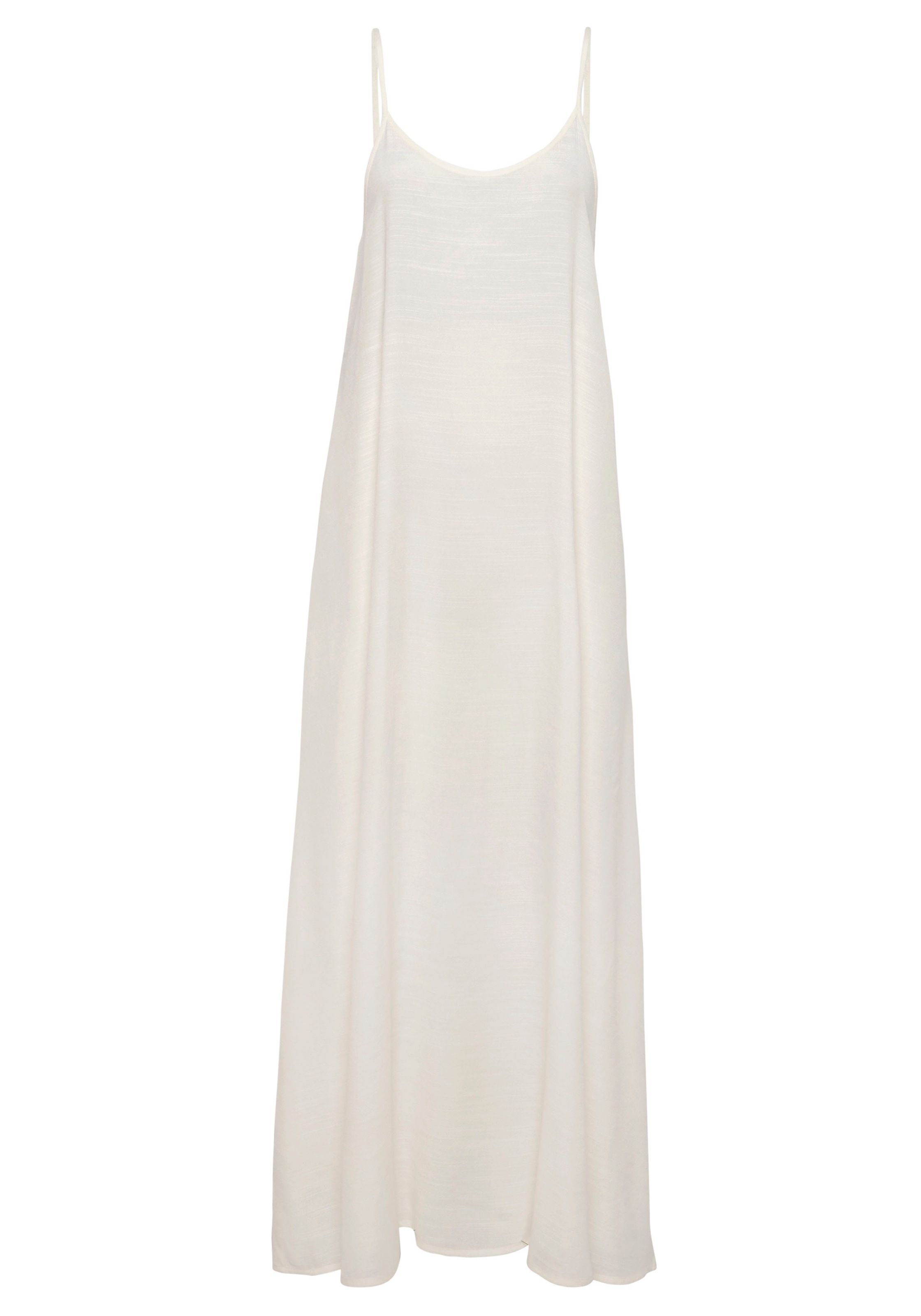 LASCANA Maxikleid, mit rundem Ausschnitt, luftiges Sommerkleid, Strandkleid günstig online kaufen